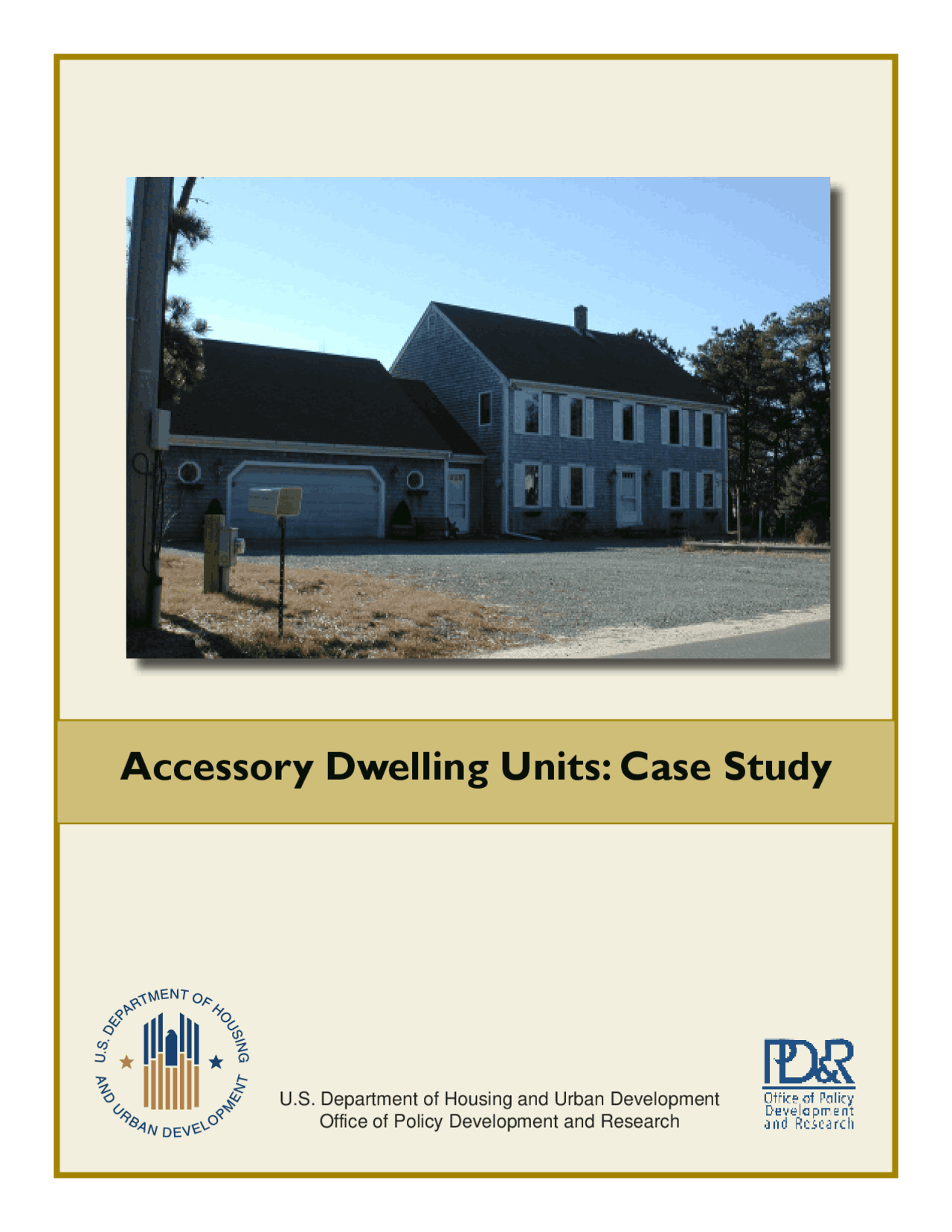 Accessory Dwelling Units: Case Study | Study notes Construction | Docsity