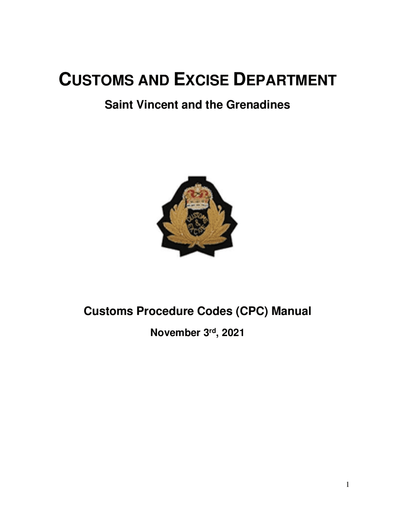 Customs Procedure Codes | Lecture notes Tourism | Docsity
