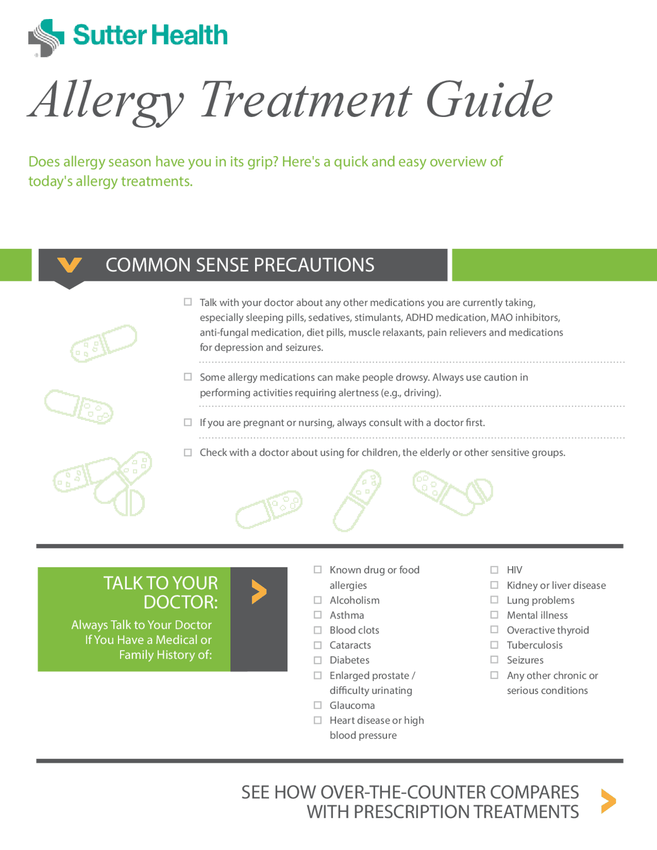Allergy Notes Allergy Treatment Guide | Study notes Nursing | Docsity