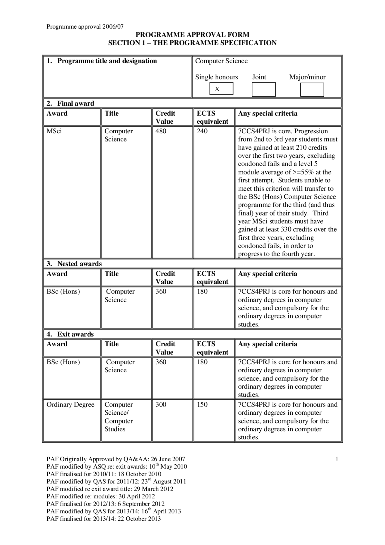 Computer Science, MSci | Study notes Computer Science - Docsity
