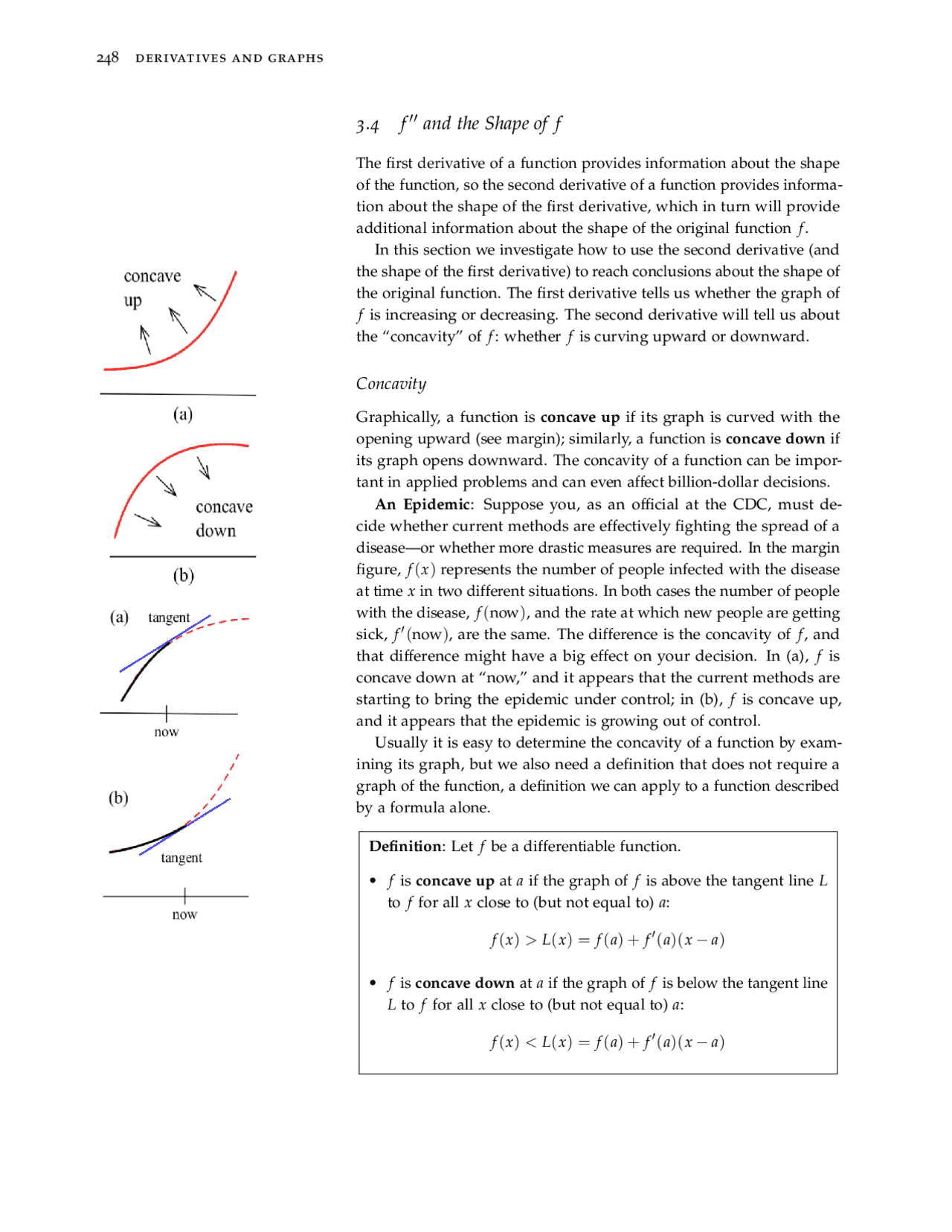 F Shape Math 3.4 f and the Shape of f | Slides Advanced Calculus | Docsity