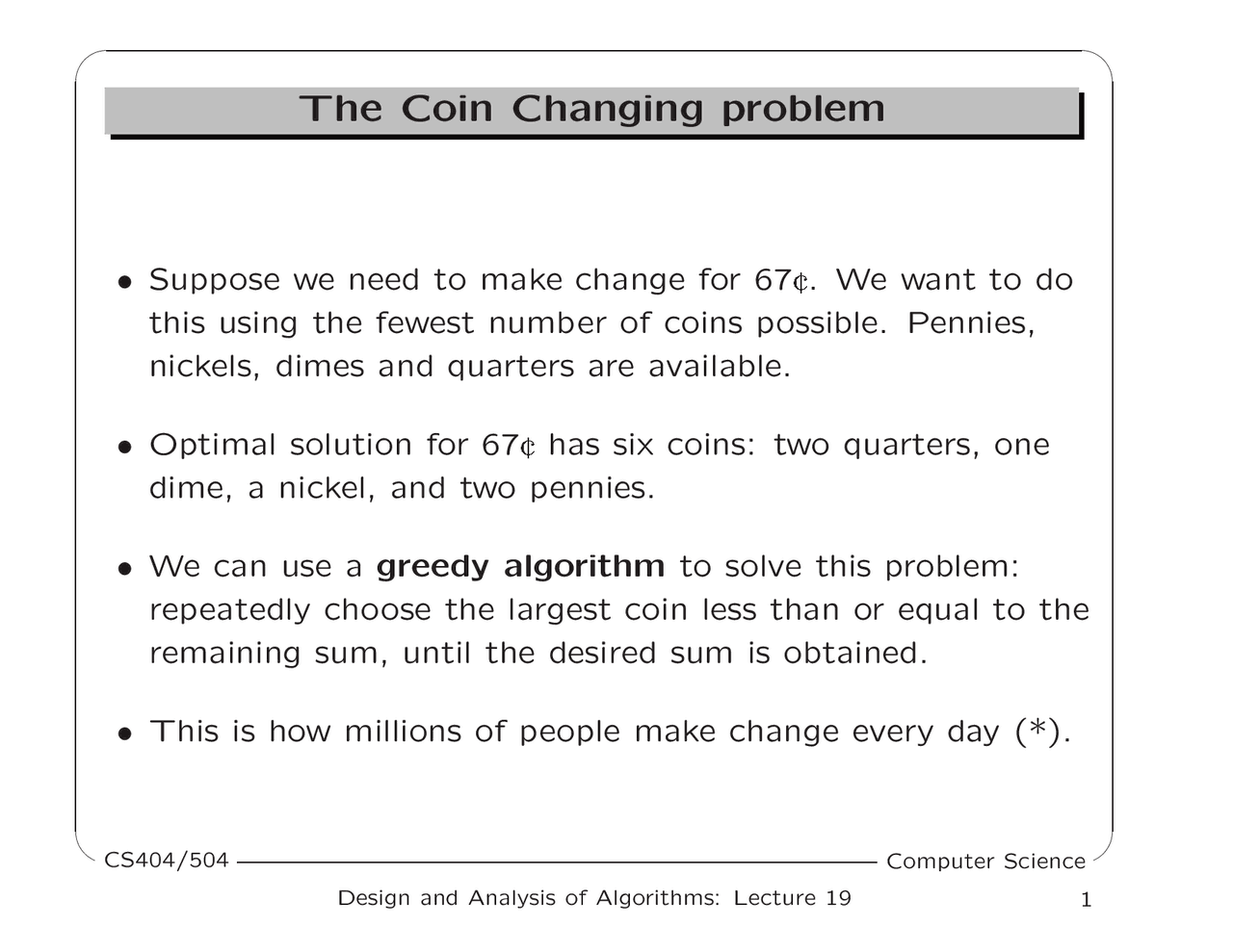 Coin Change Problem Scala at Sophia Wiseman blog