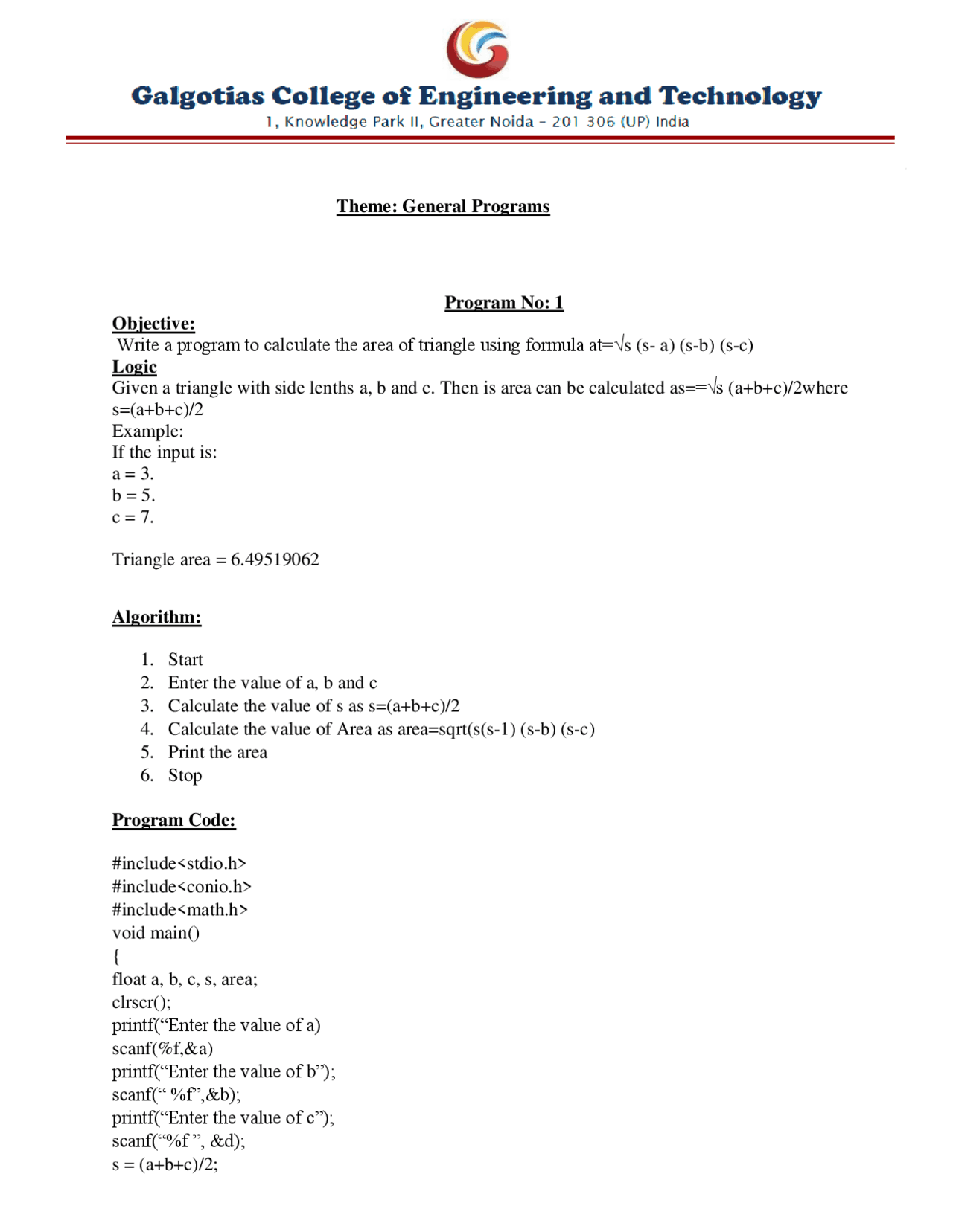 Computer science lab manual | Papers Computer Science - Docsity