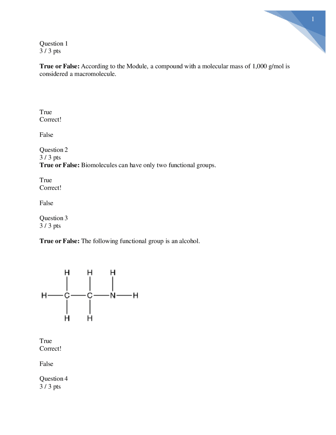 Portage Learning / chem 210 / exams 1-8 and final exam Graded A | Exams  Chemistry - Docsity