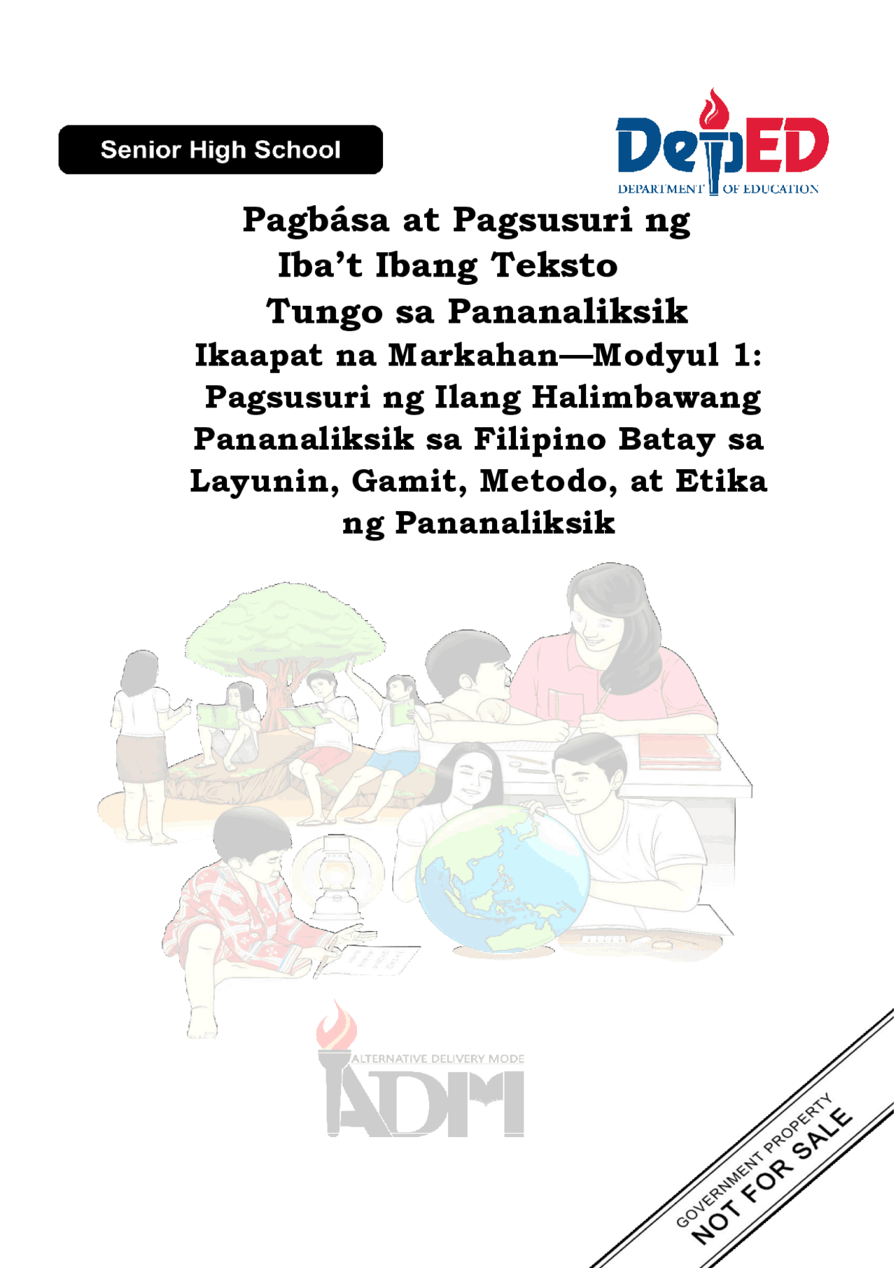 Pagsusuring Basa Module 1 Pagsusuri at Pagbabasa | Lecture notes Global studies | Docsity