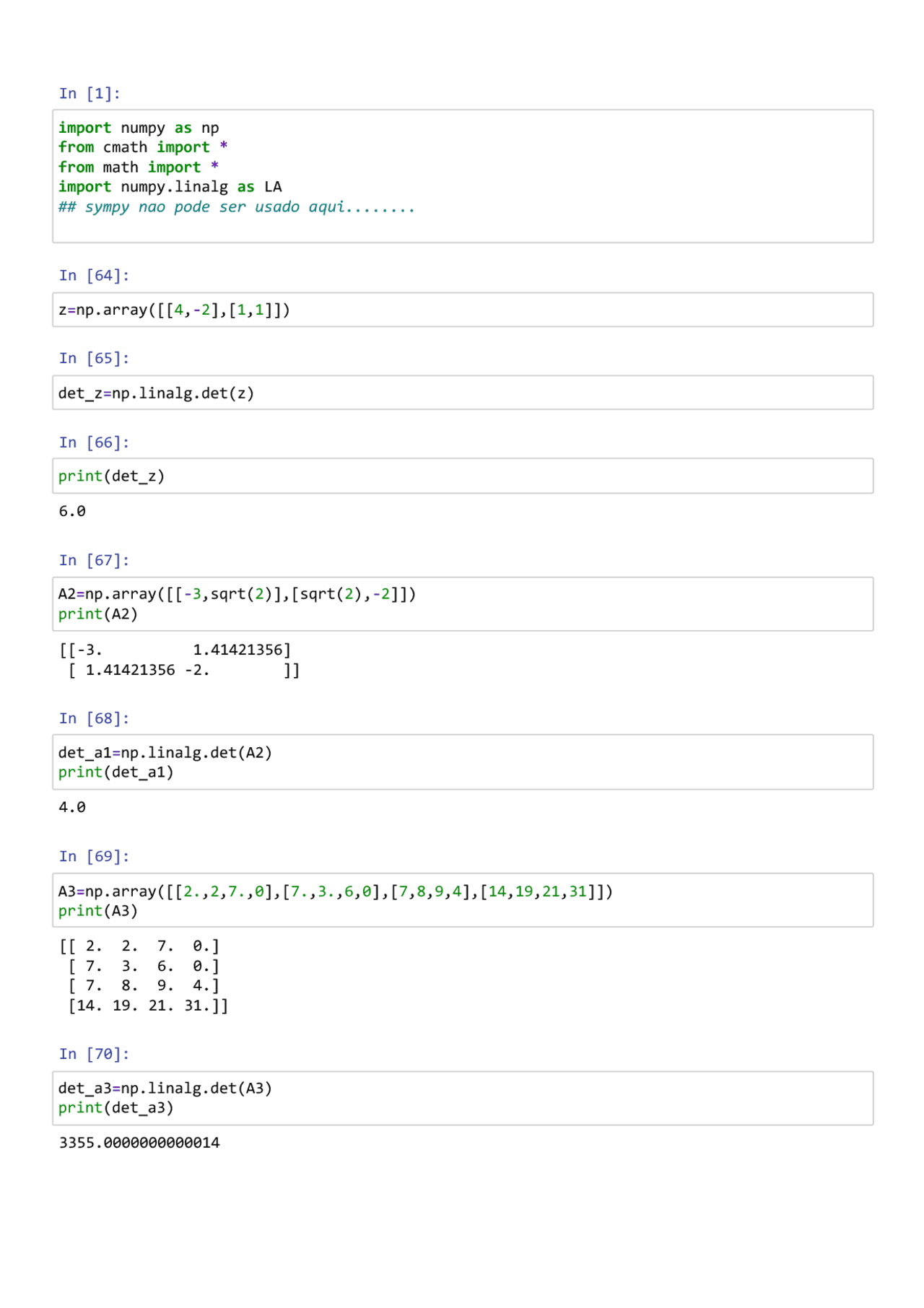Programa em python com vetores e grafico | Exercícios Programação em ...