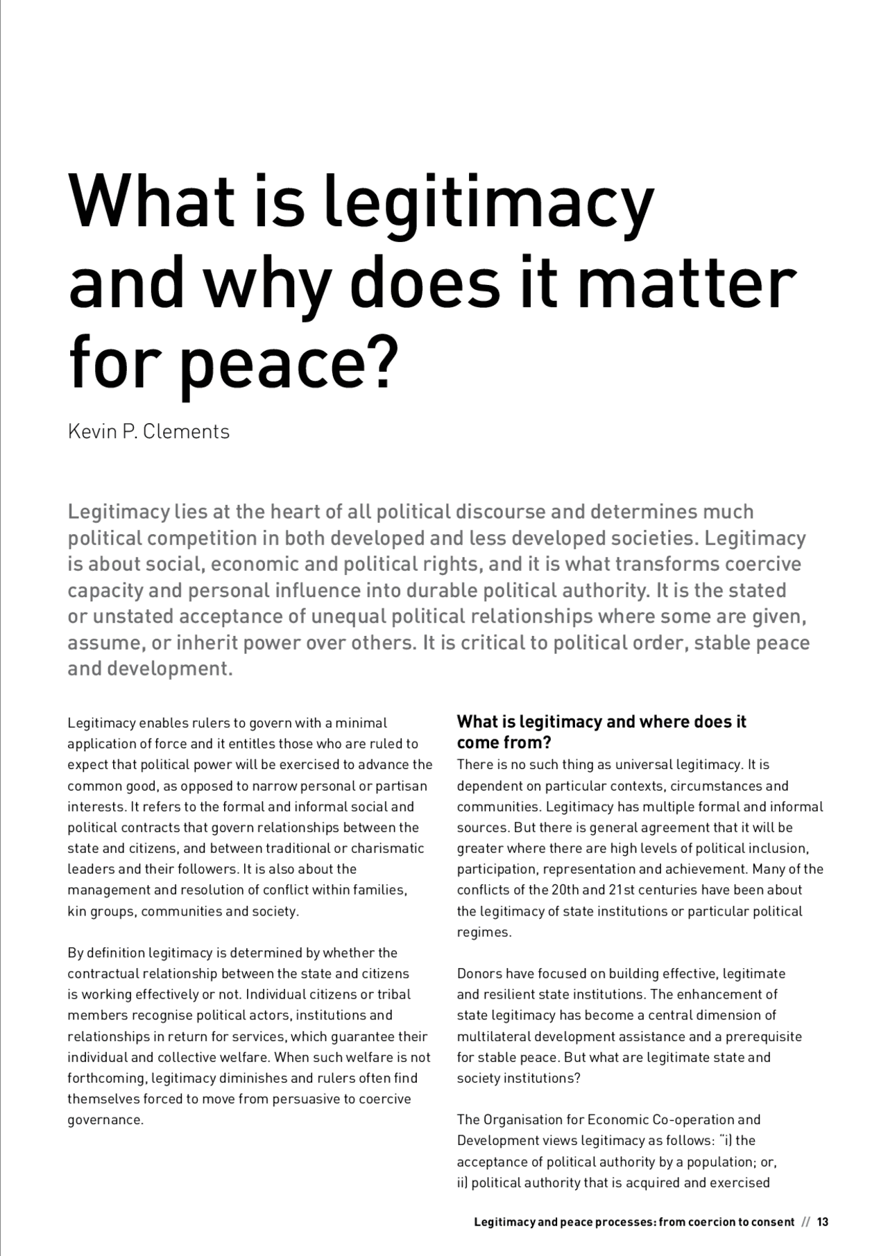Peace Scheme What is legitimacy and why does it matter for peace? | Schemes and Mind ...