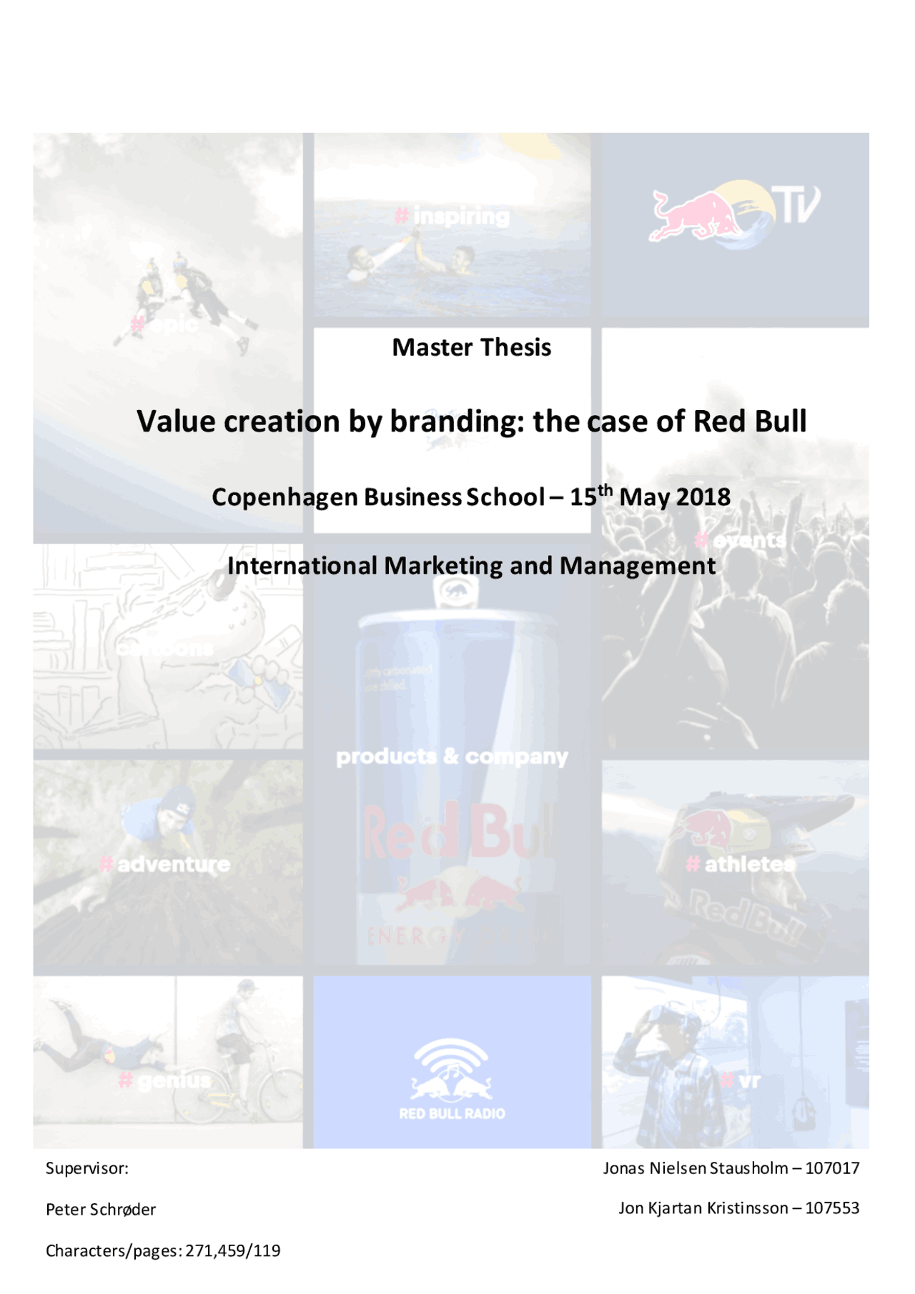 Red Bul Lecture Value creation by branding: the case of Red Bull | Lecture notes ...