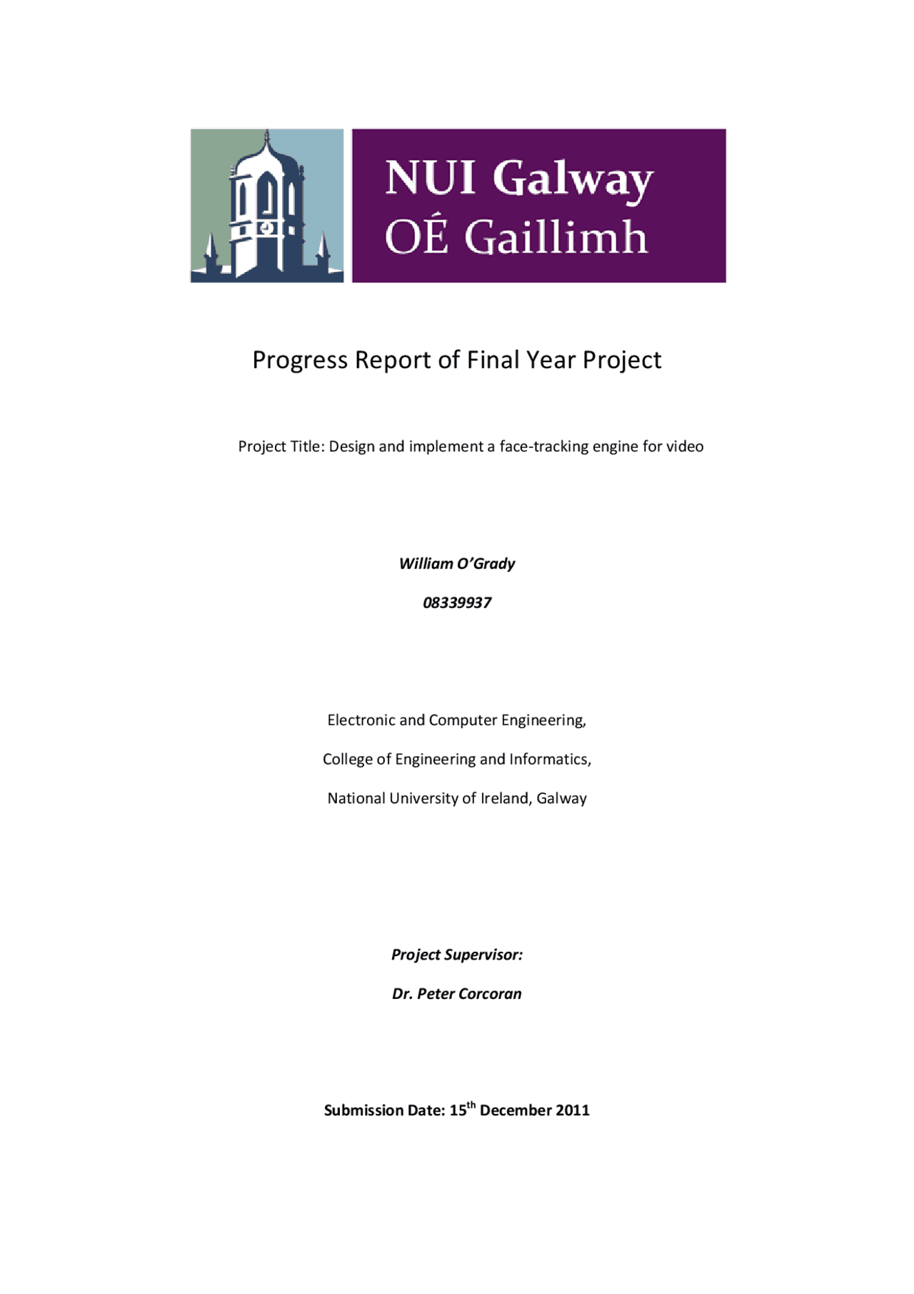 Progress Report of Final Year Project | Schemes and Mind Maps Design ...