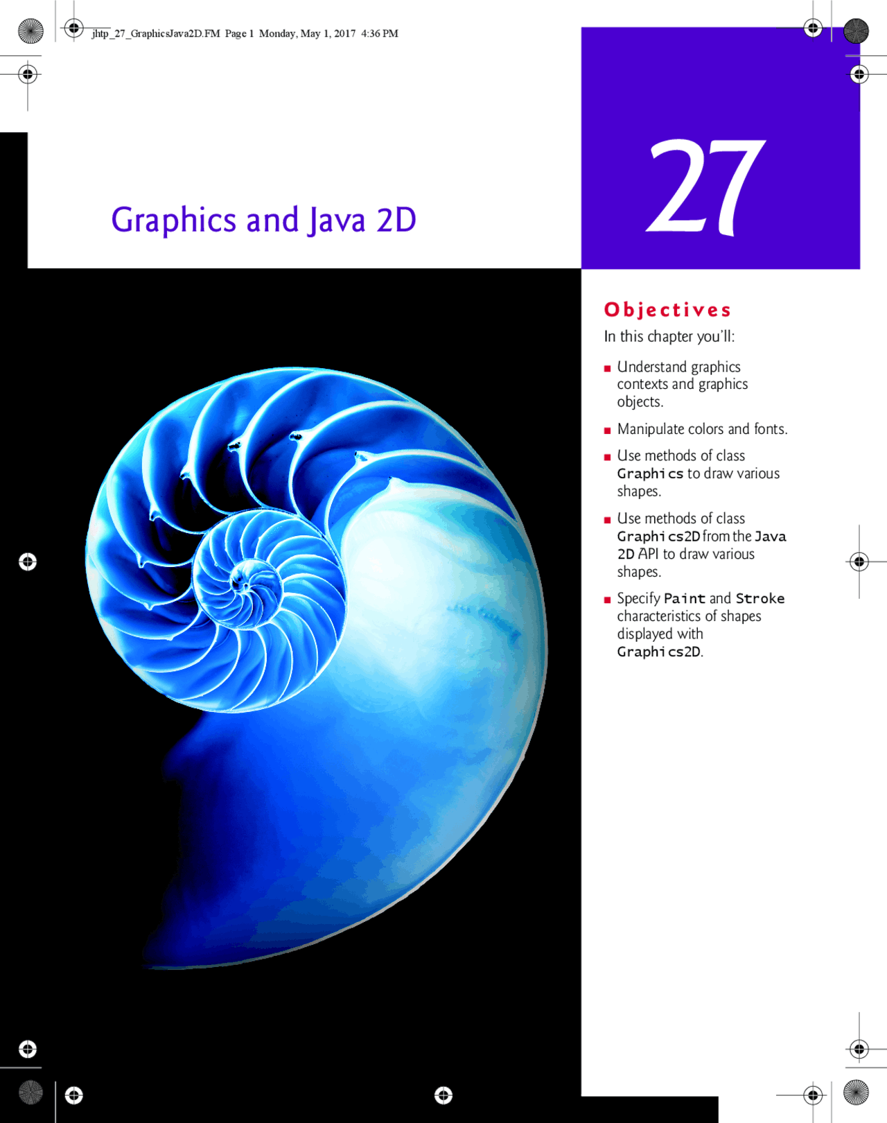 Graphics and Java 2D | Exams Technology | Docsity