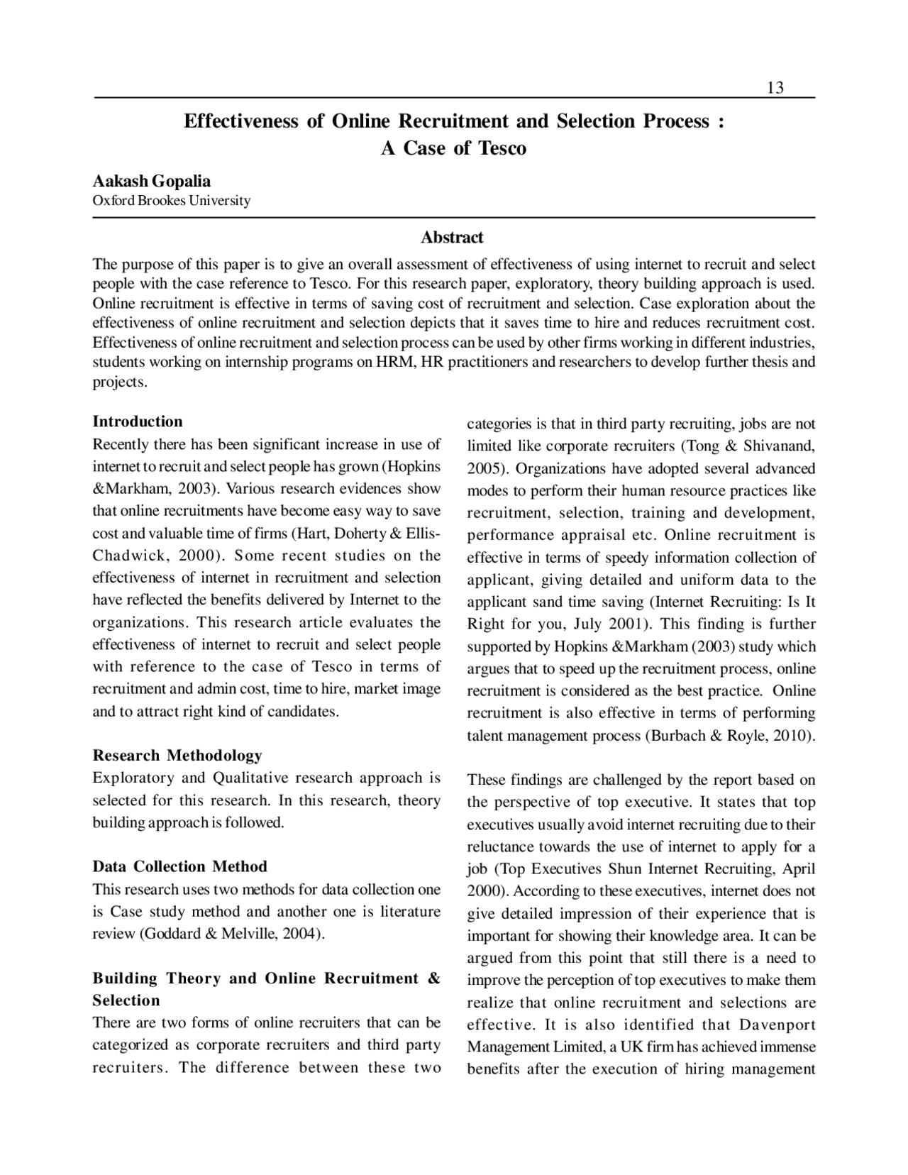 Effectiveness of Online Recruitment and Selection Process | Study notes ...