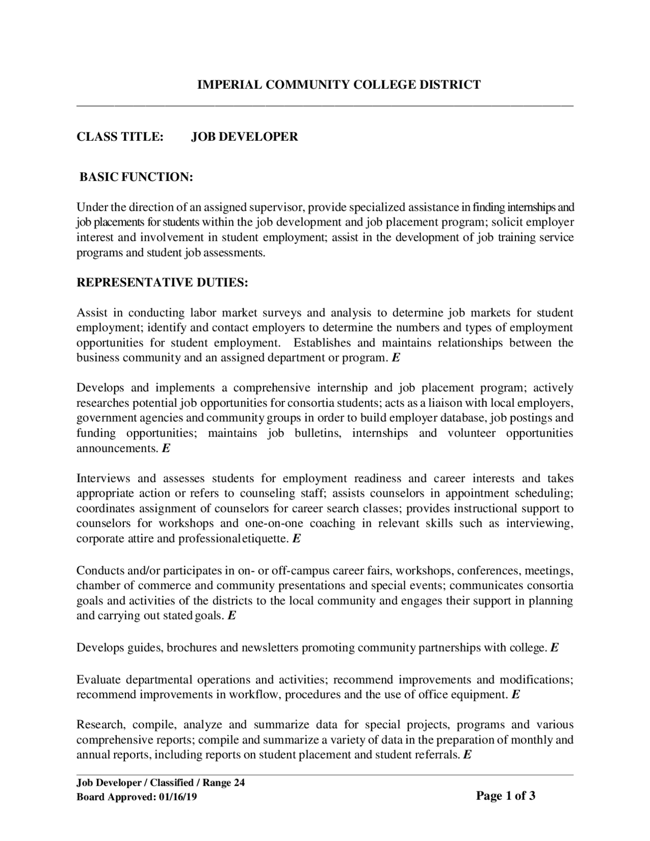 Job Developer: Duties, Responsibilities, and Requirements | Study notes ...