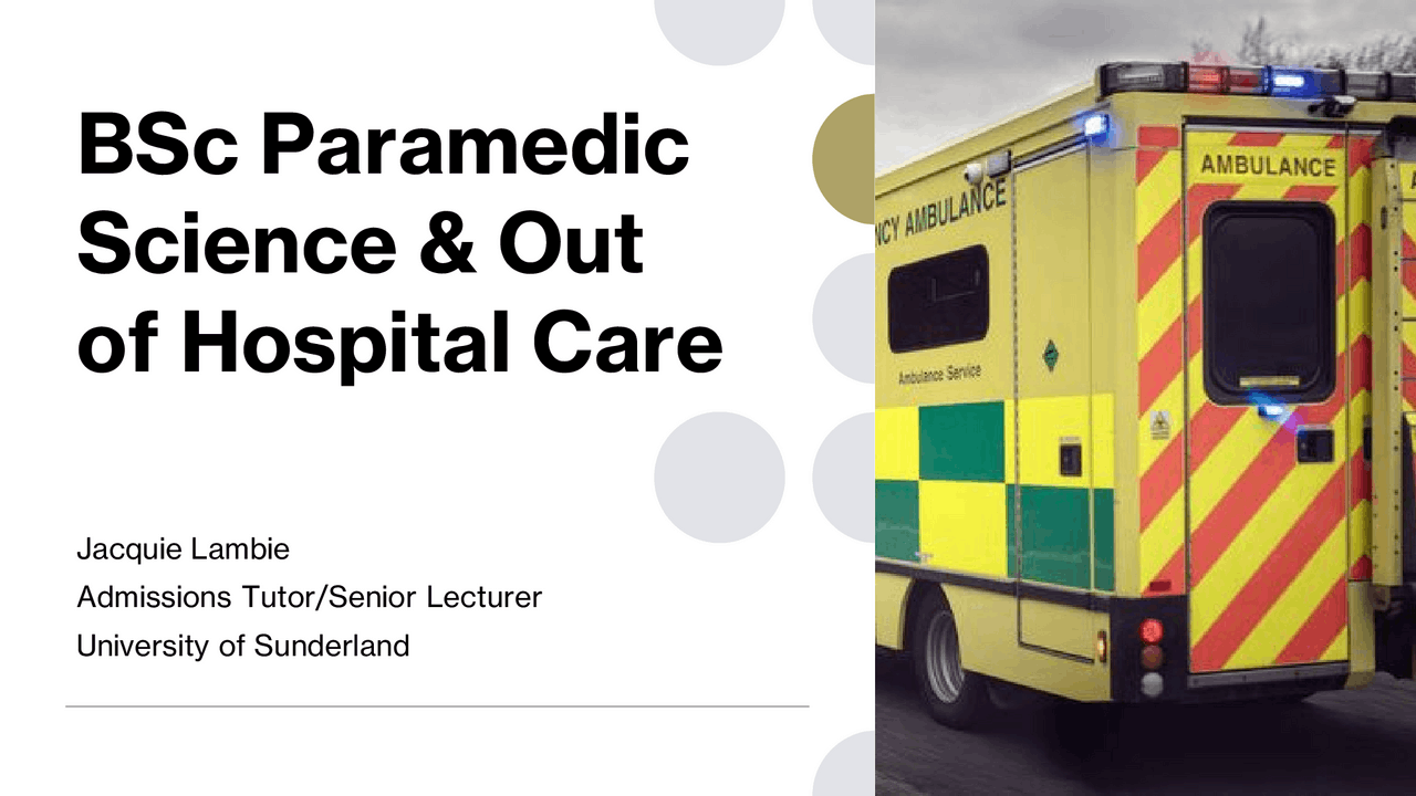 Paramedic Science Notes BSc Paramedic Science & Out of Hospital Care | Exercises Management of ...