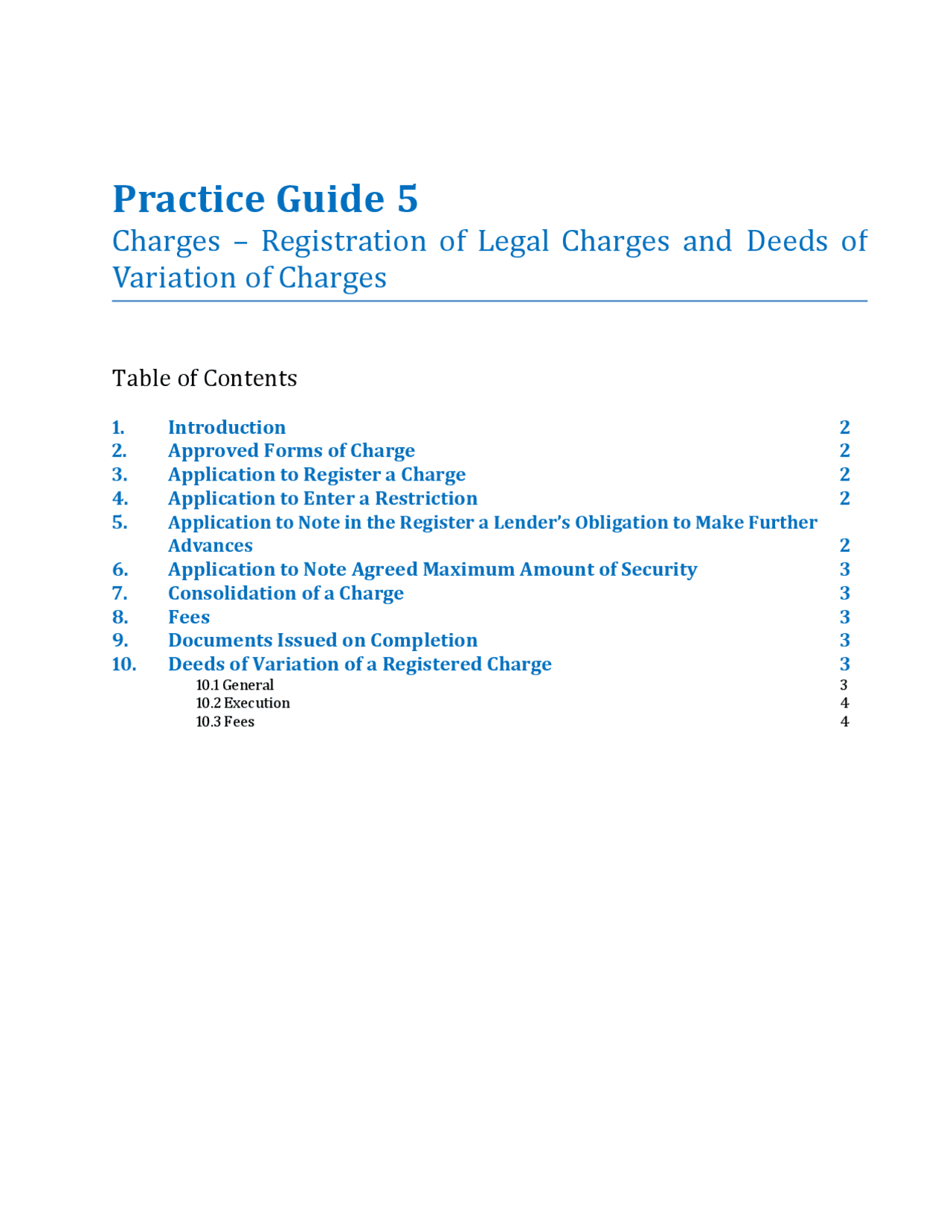 Practice Guide 5 - Charges | Exercises Property Law | Docsity