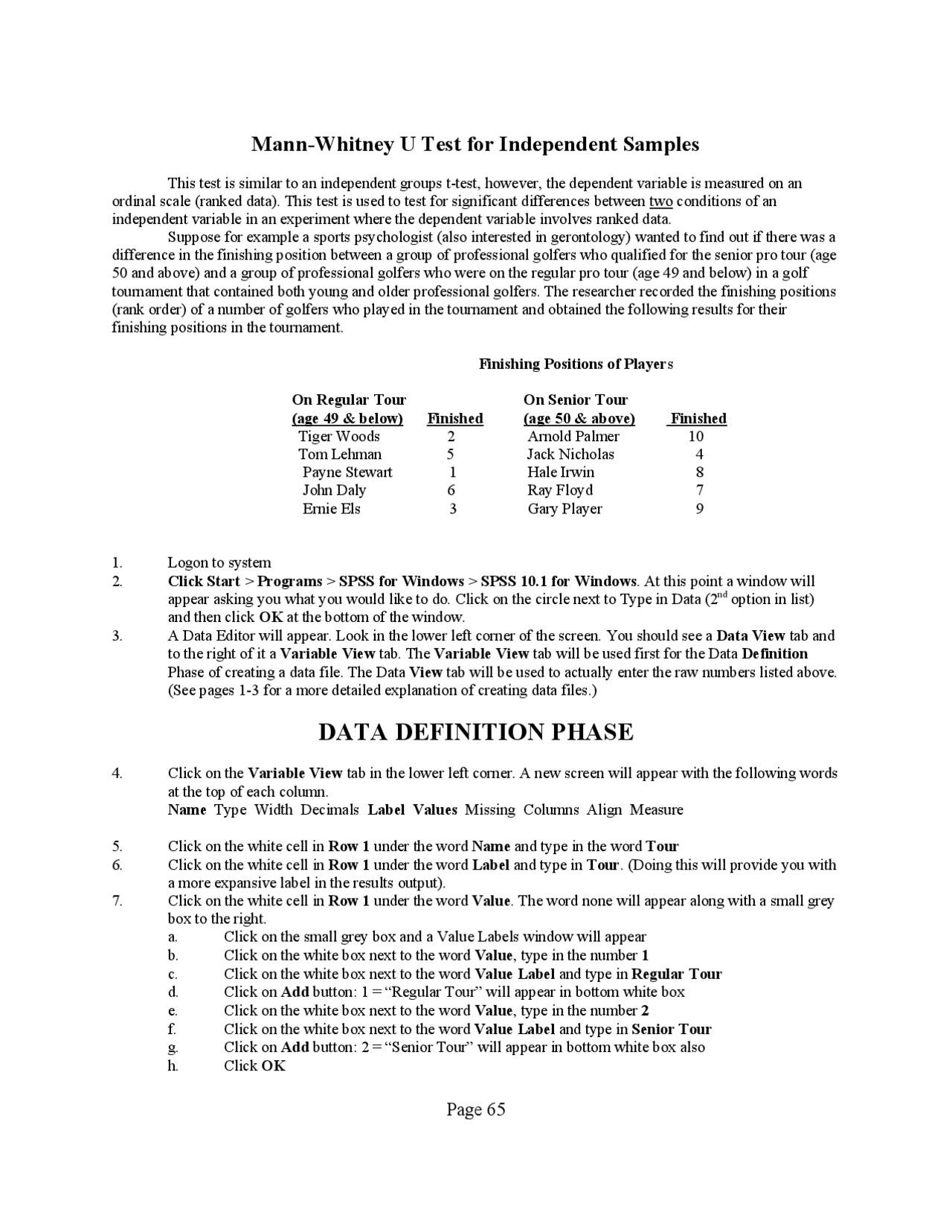 Mann Whitney U Test For Independent Samples Study Notes Gerontology Mann Whitney U Test For Independent Samples Study Notes Gerontology