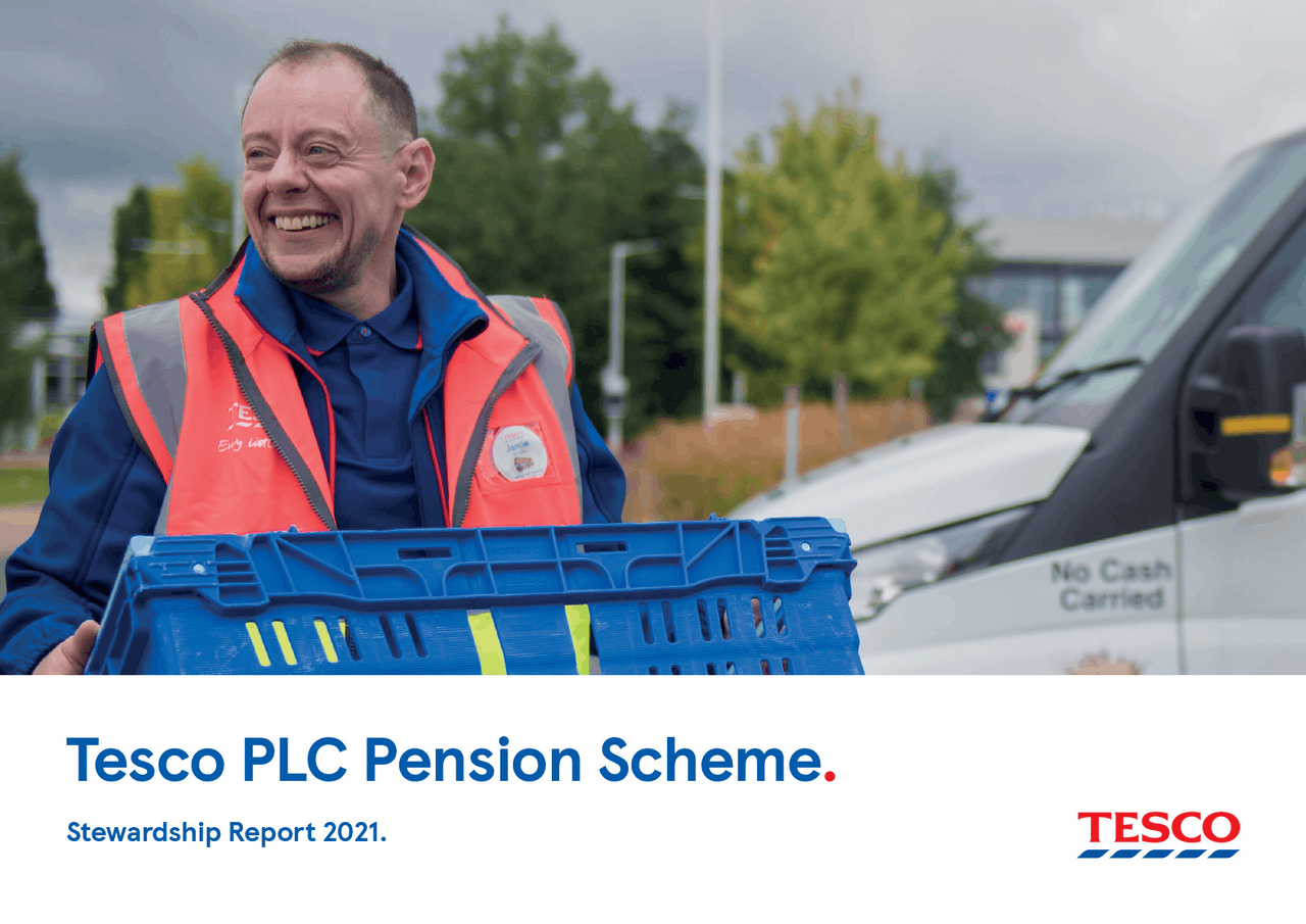 Tesco PLC Pension Scheme Stewardship Report 2021 | Summaries Business ...