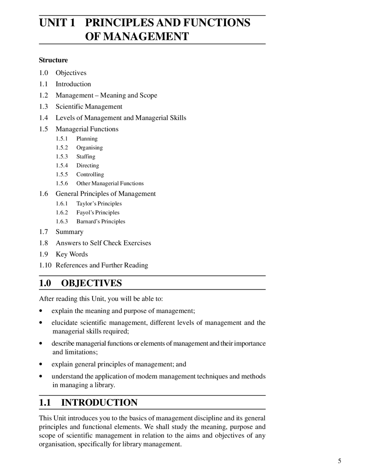 UNIT 1 PRINCIPLES AND FUNCTIONS OF MANAGEMENT | Study notes Decision ...