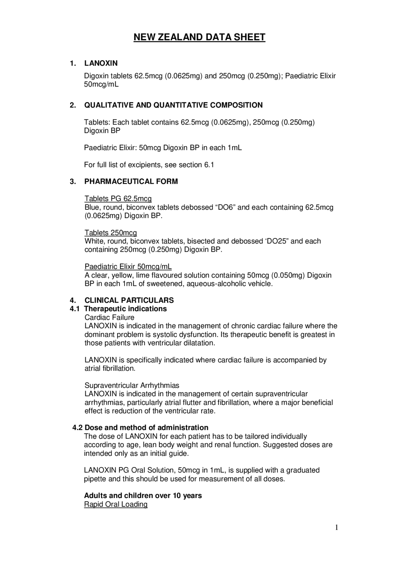 lanoxin pg 0 0625 mg