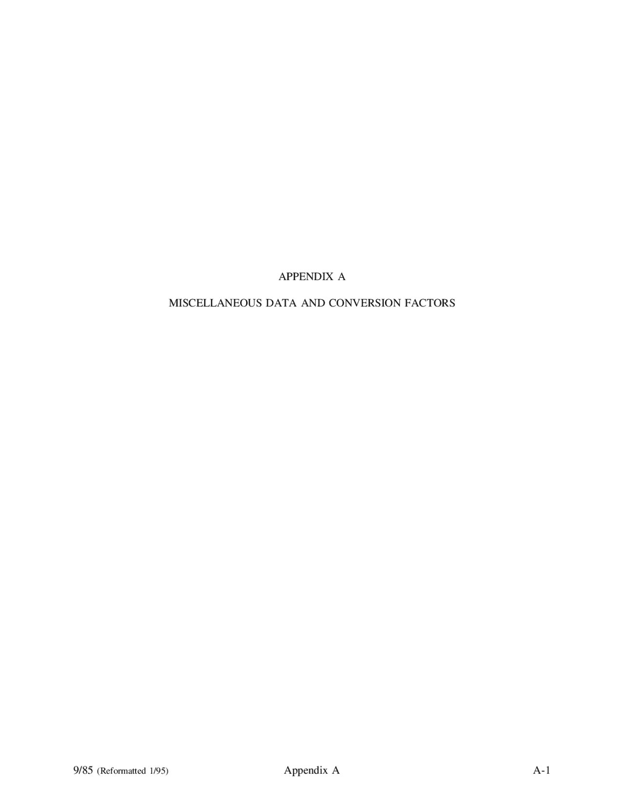 AP-42, Appendix A | Schemes and Mind Maps Mathematics | Docsity