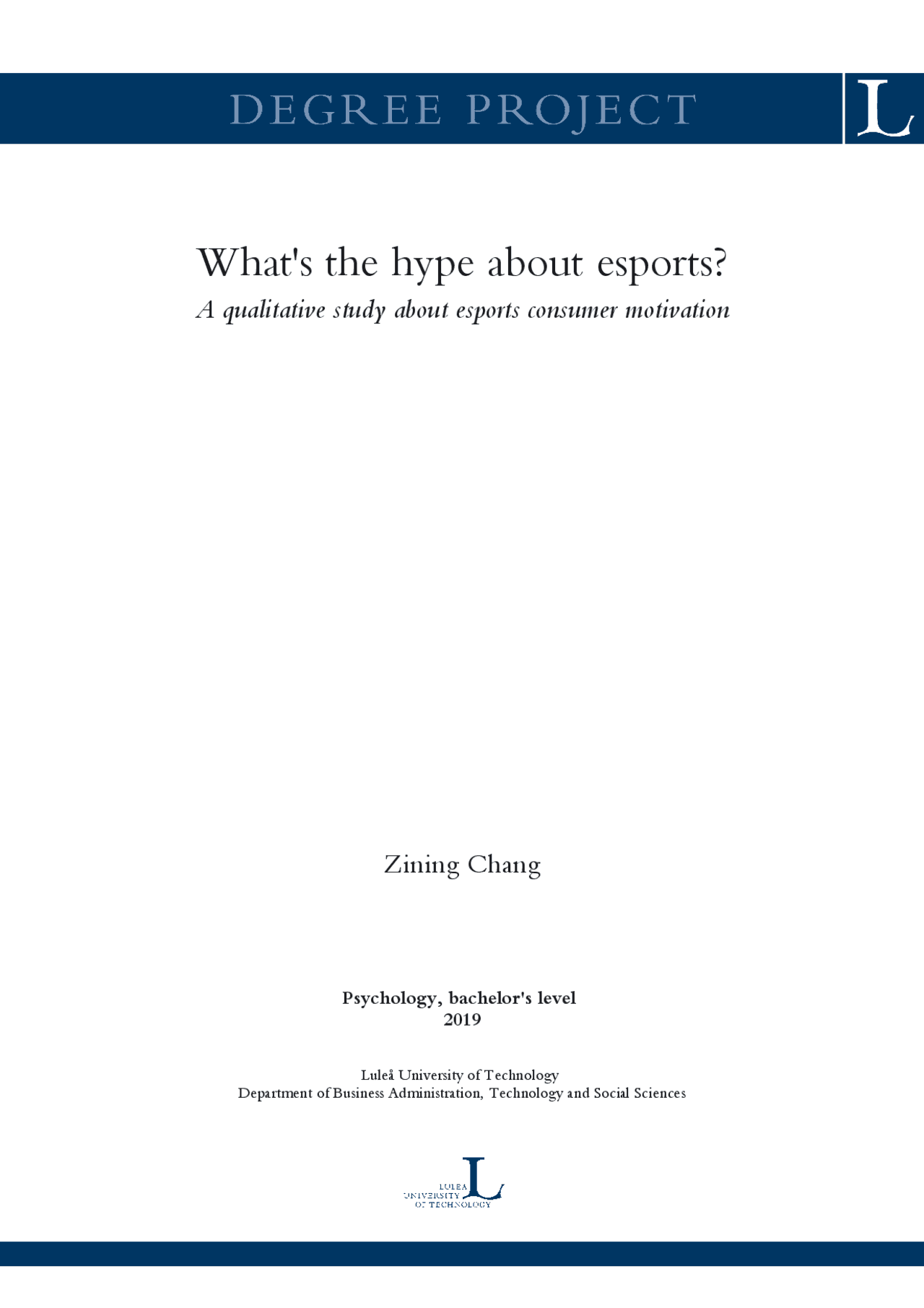 What's the hype about esports? Lecture notes Technology Docsity
