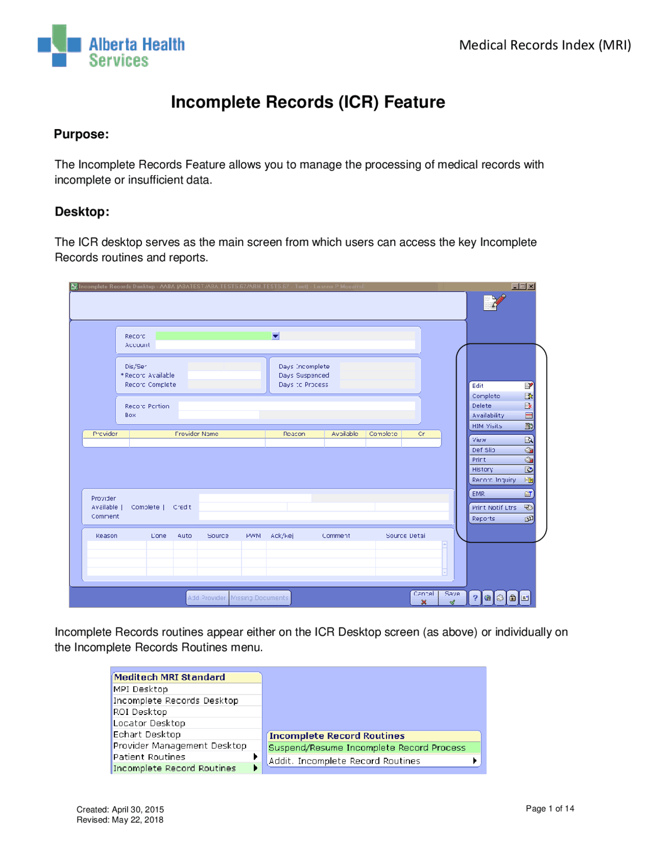 Record Incompleto Incomplete Medical Records | NOTIFICATION AND ADMINISTRATIVE SUSPENSION ...