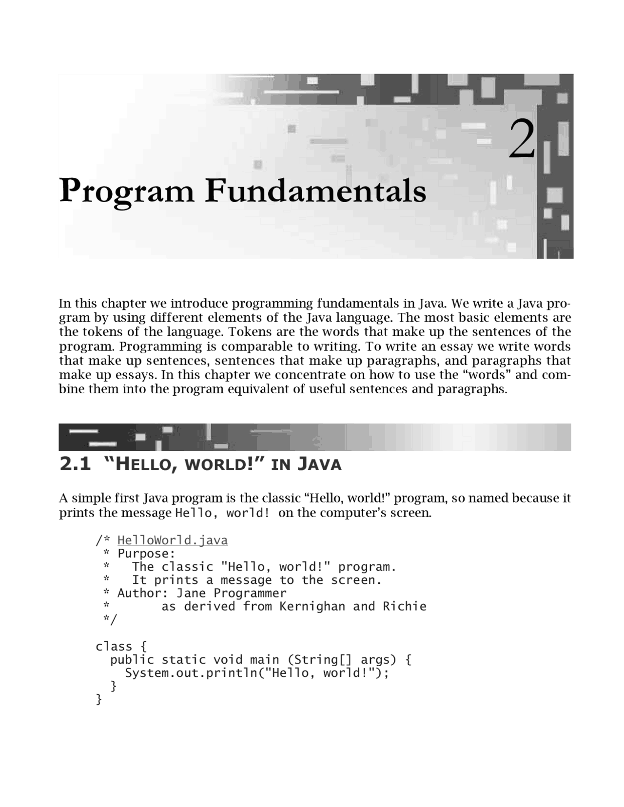 Program Fundamentals | Slides English | Docsity