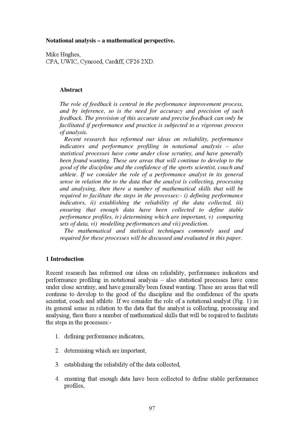 Notational analysis – a mathematical perspective. | Summaries ...