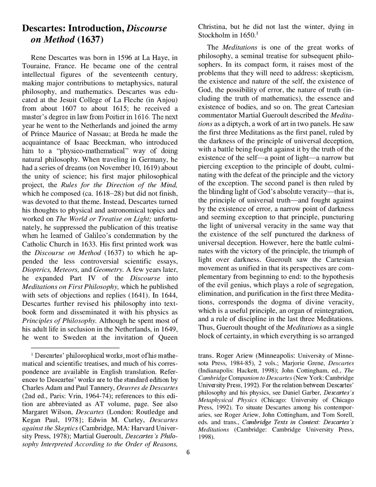 René Descartes visual data 7