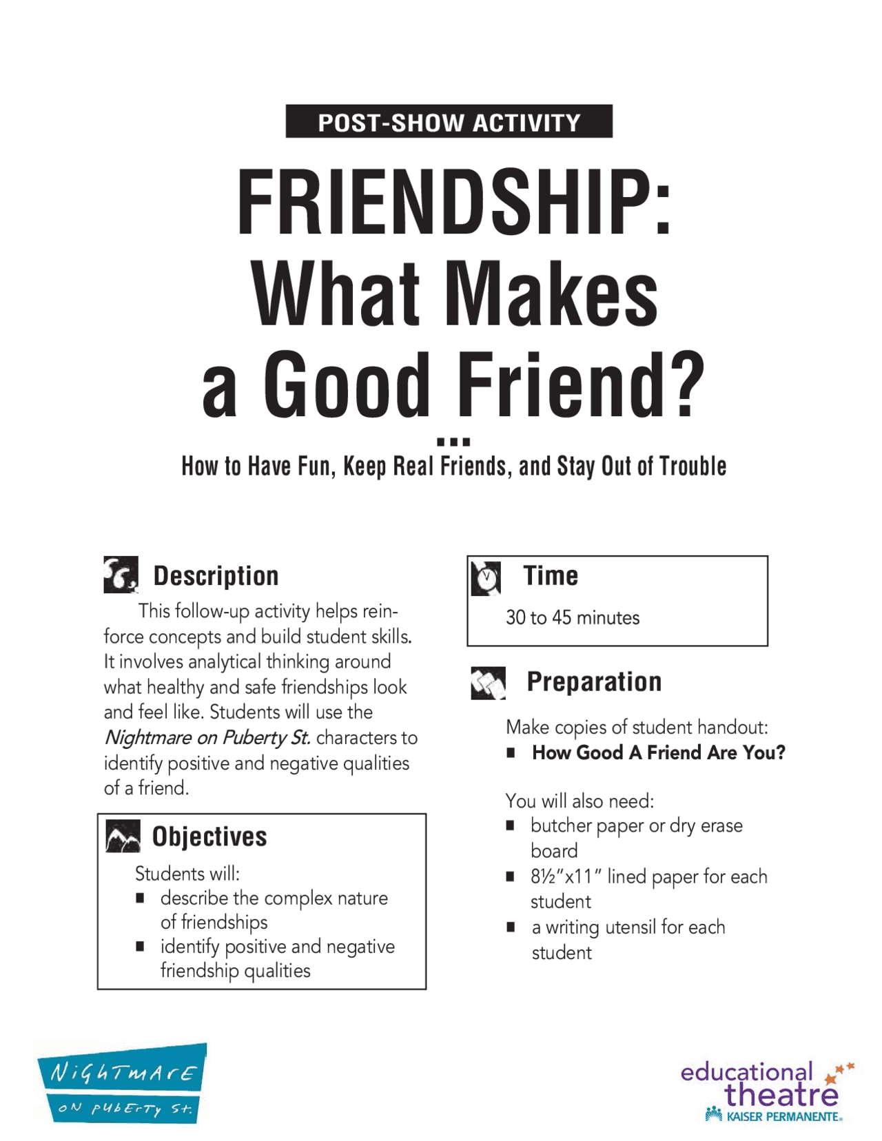 FRIENDSHIP What Makes A Good Friend Summaries Music Docsity FRIENDSHIP What Makes A Good Friend Summaries Music Docsity