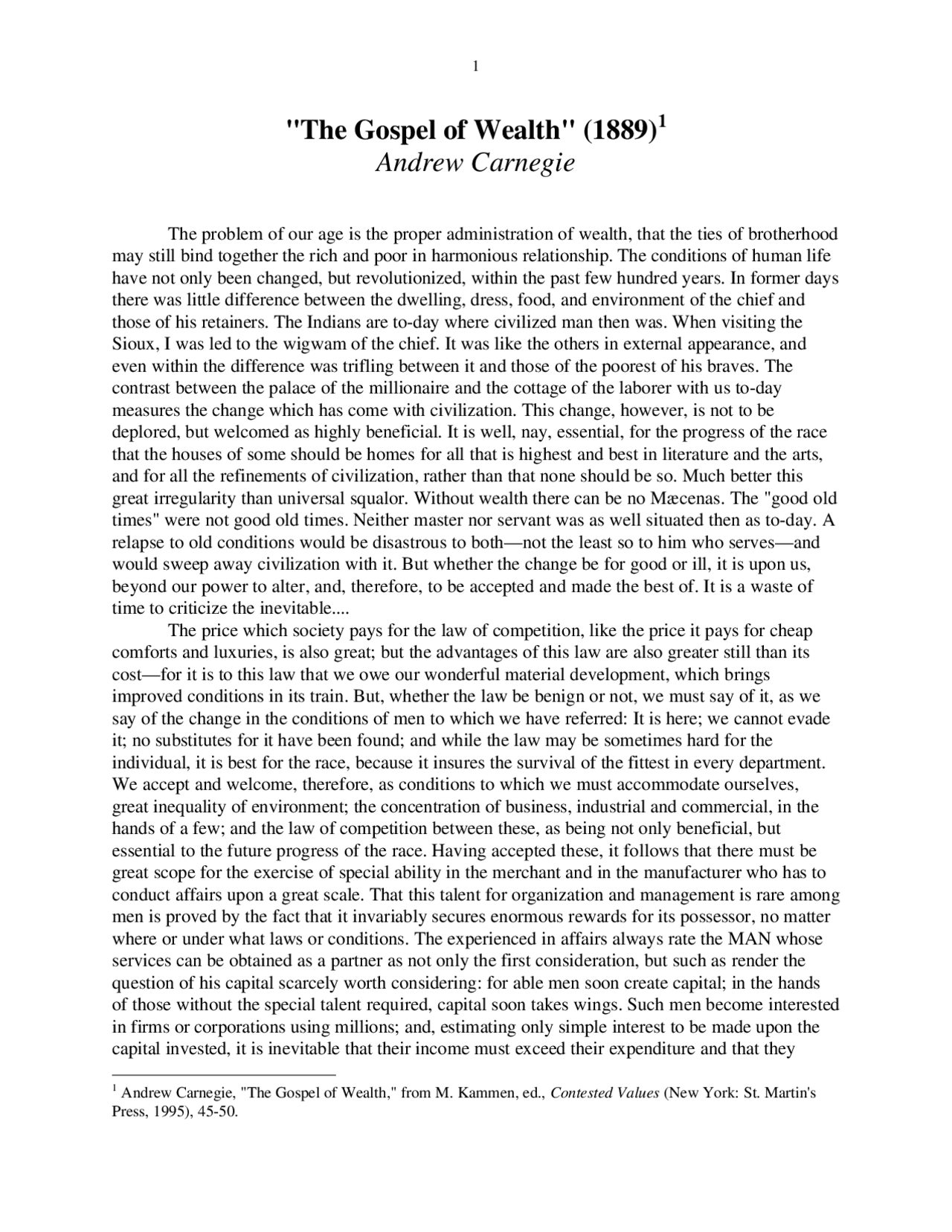 Carnegie Notes