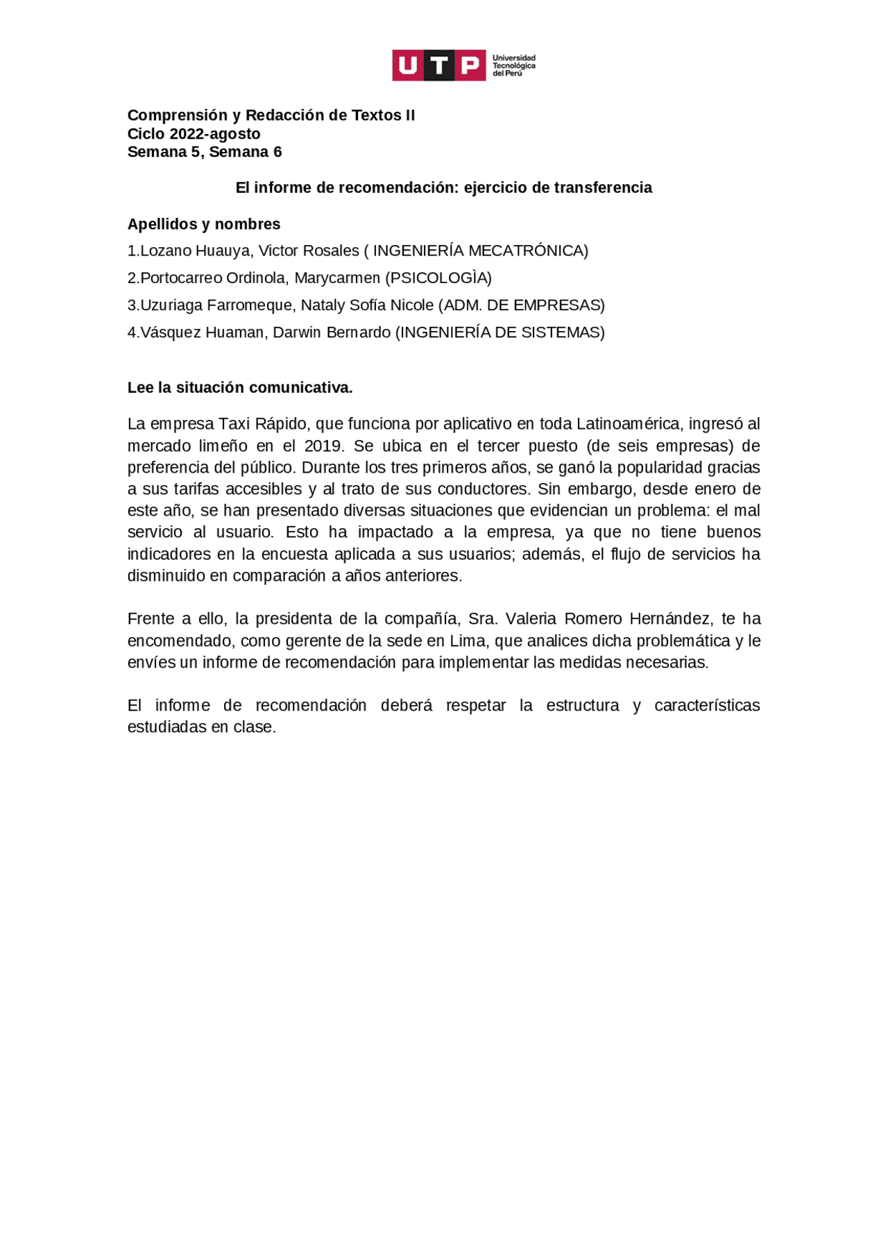 S05 y S06 redacción de textos. Dispense di Autobiography Writing