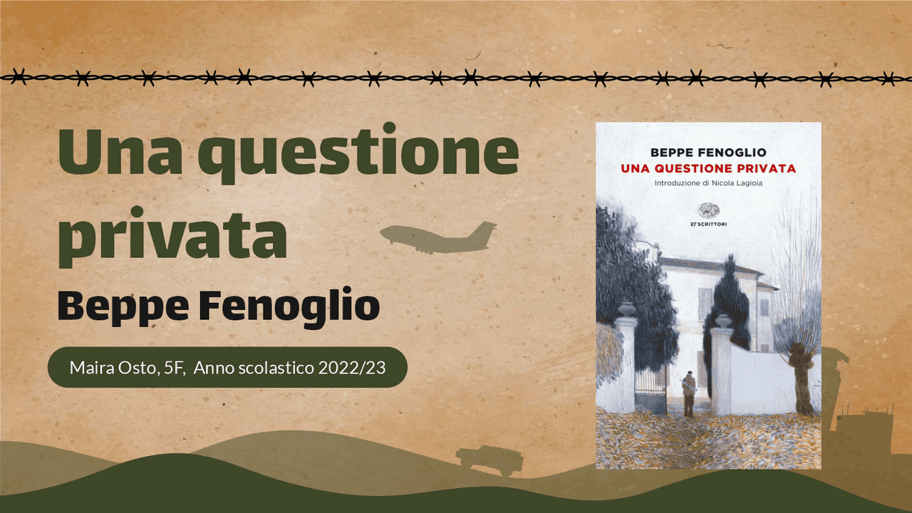 PowerPoint libro "Una questione privata" di Beppe Fenoglio | Slide di