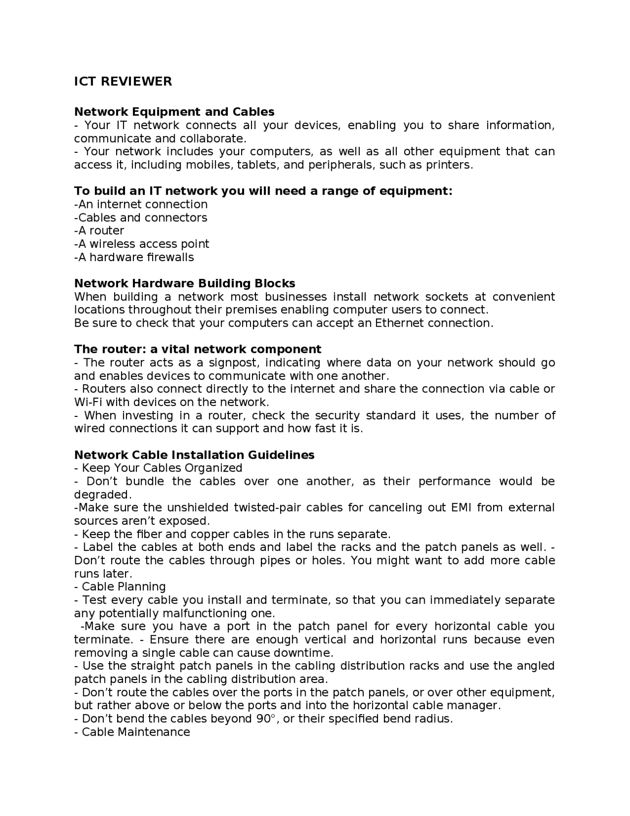 =about computer, tools and equipment | Lecture notes Computer science ...