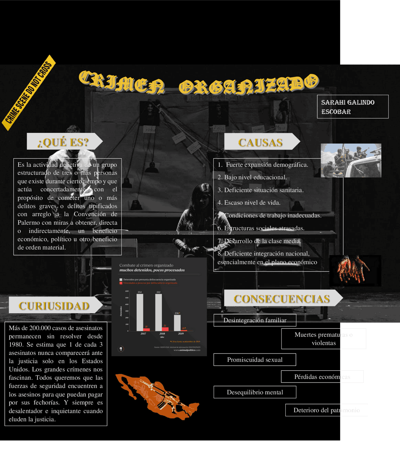 Mapa del crimen organizado | Esquemas y mapas conceptuales de ...