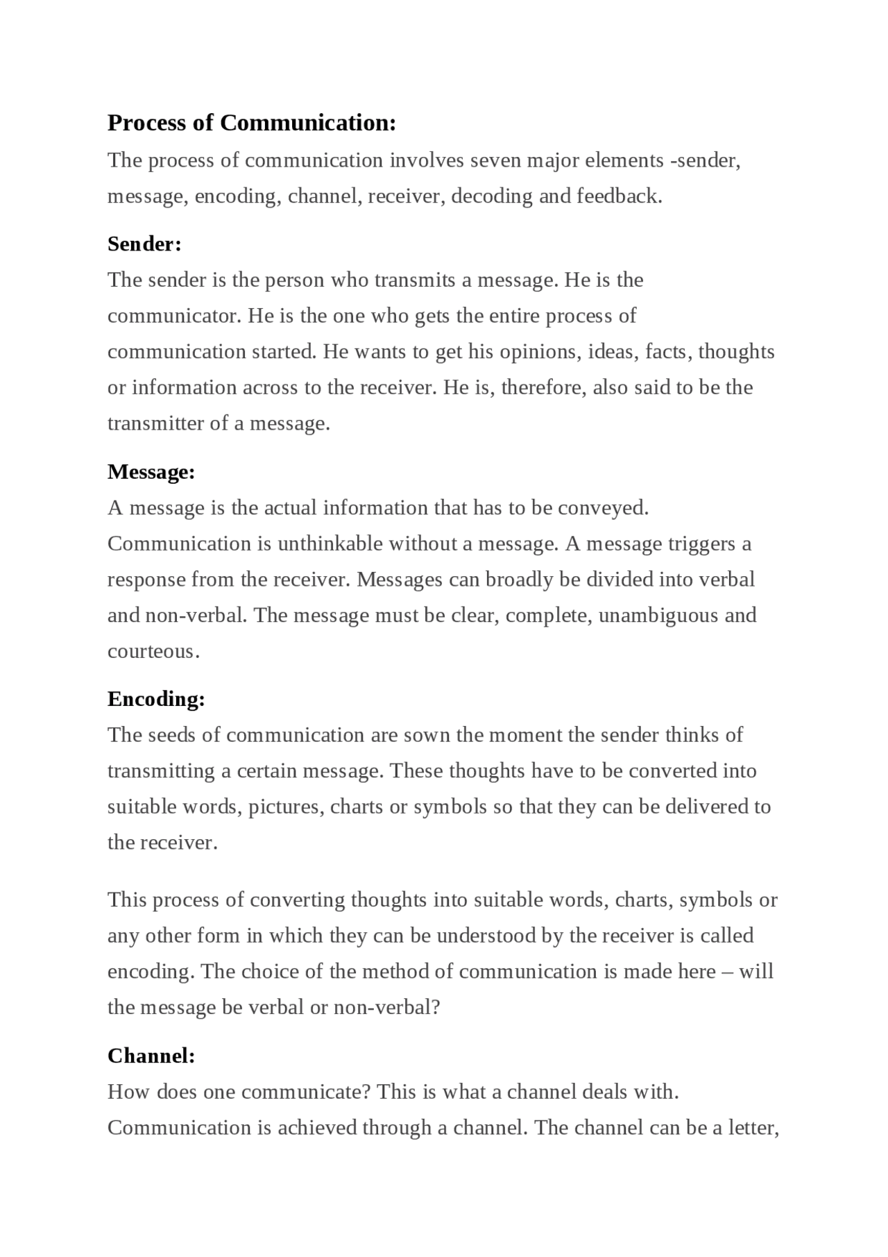 Business communications, process of communication | Schemes and Mind ...