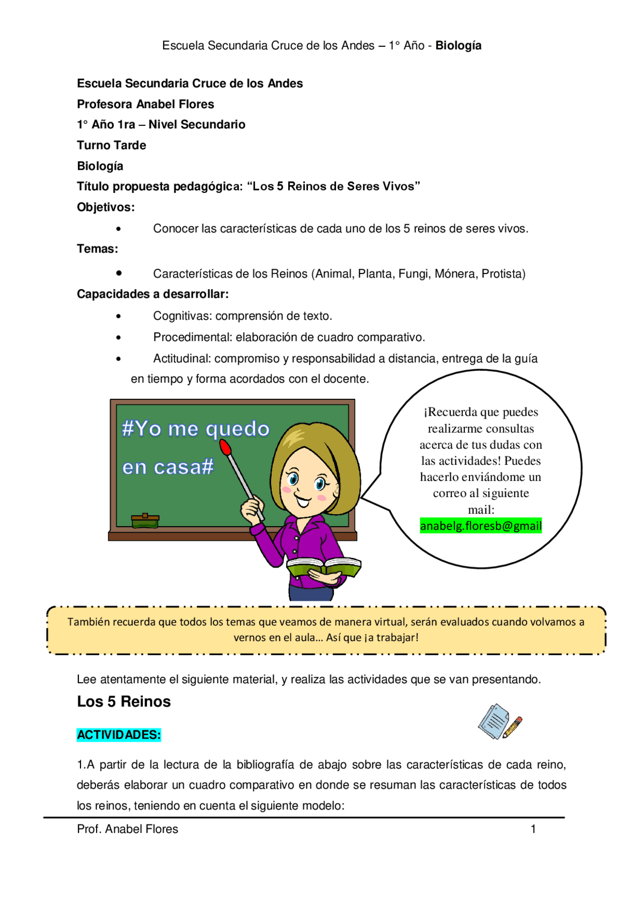 Los 5 Reinos | Monografías, Ensayos de Biología | Docsity