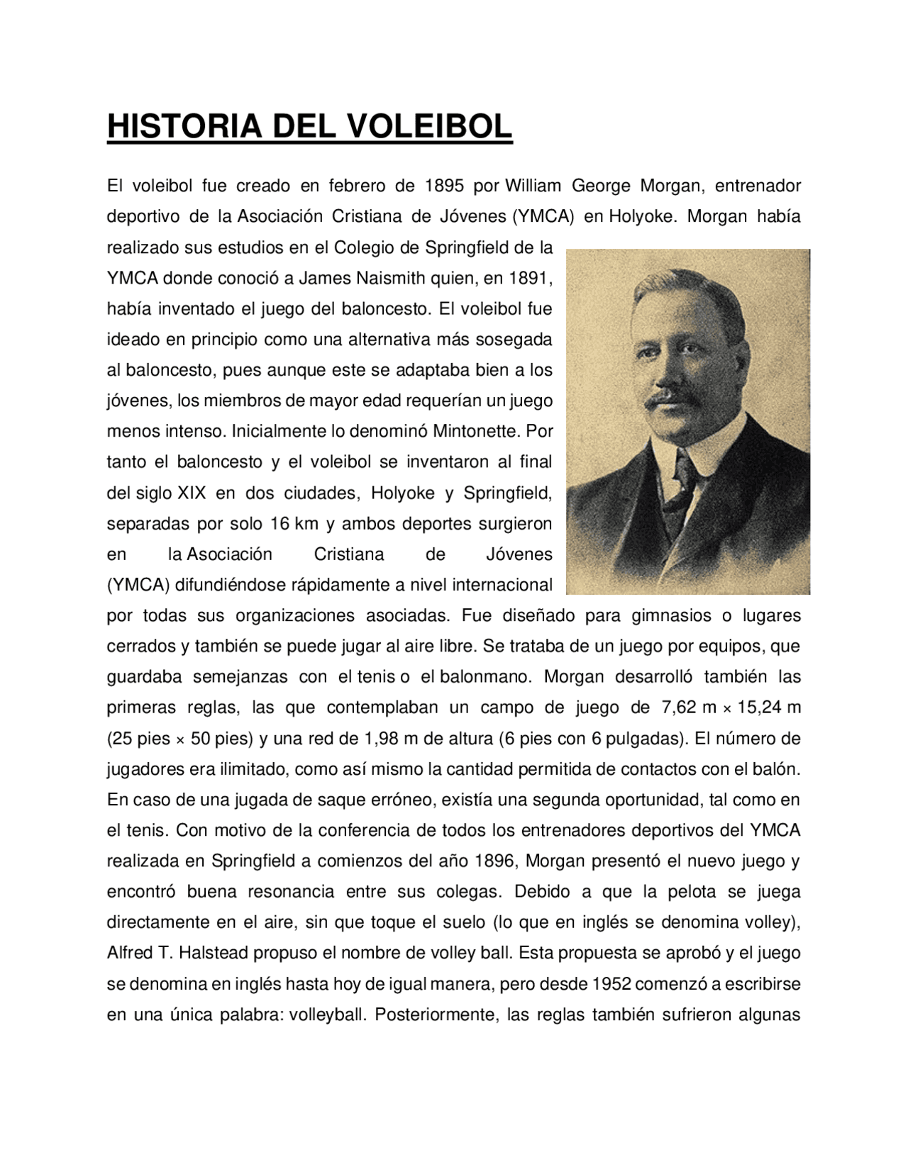 Historia del voleibol apuntes de historia docsity