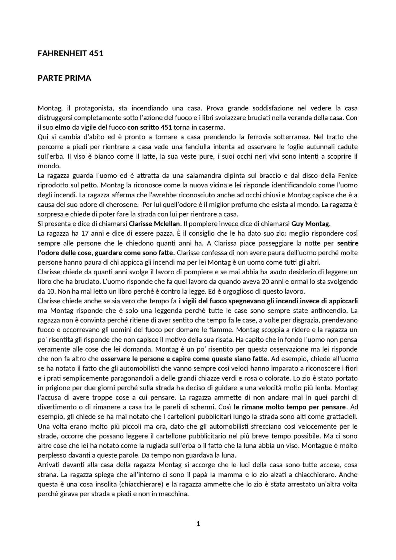 FAHRENHEIT 451 riassunto molto dettagliato Dispense di Italiano Docsity FAHRENHEIT 451 riassunto molto dettagliato Dispense di Italiano Docsity