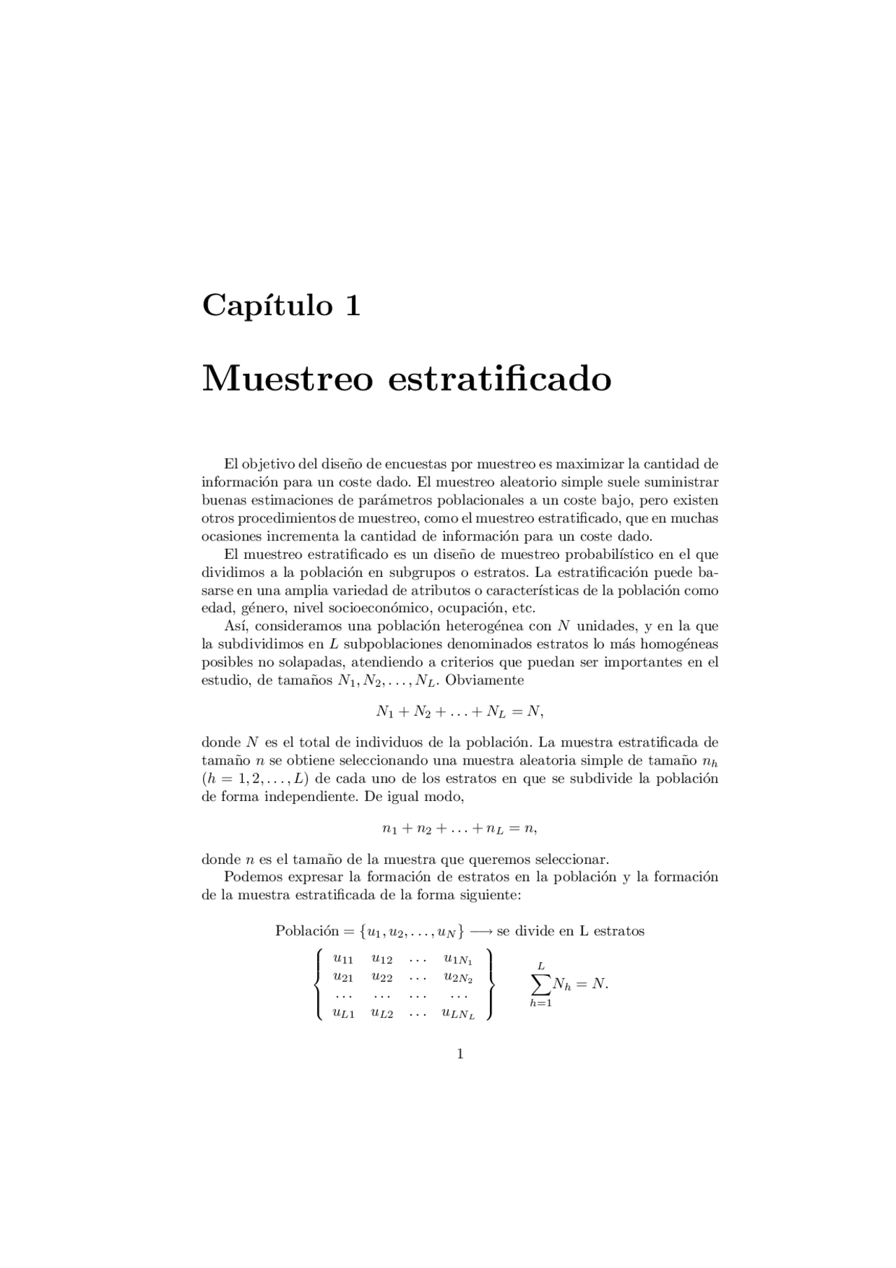 muestreo estratificado