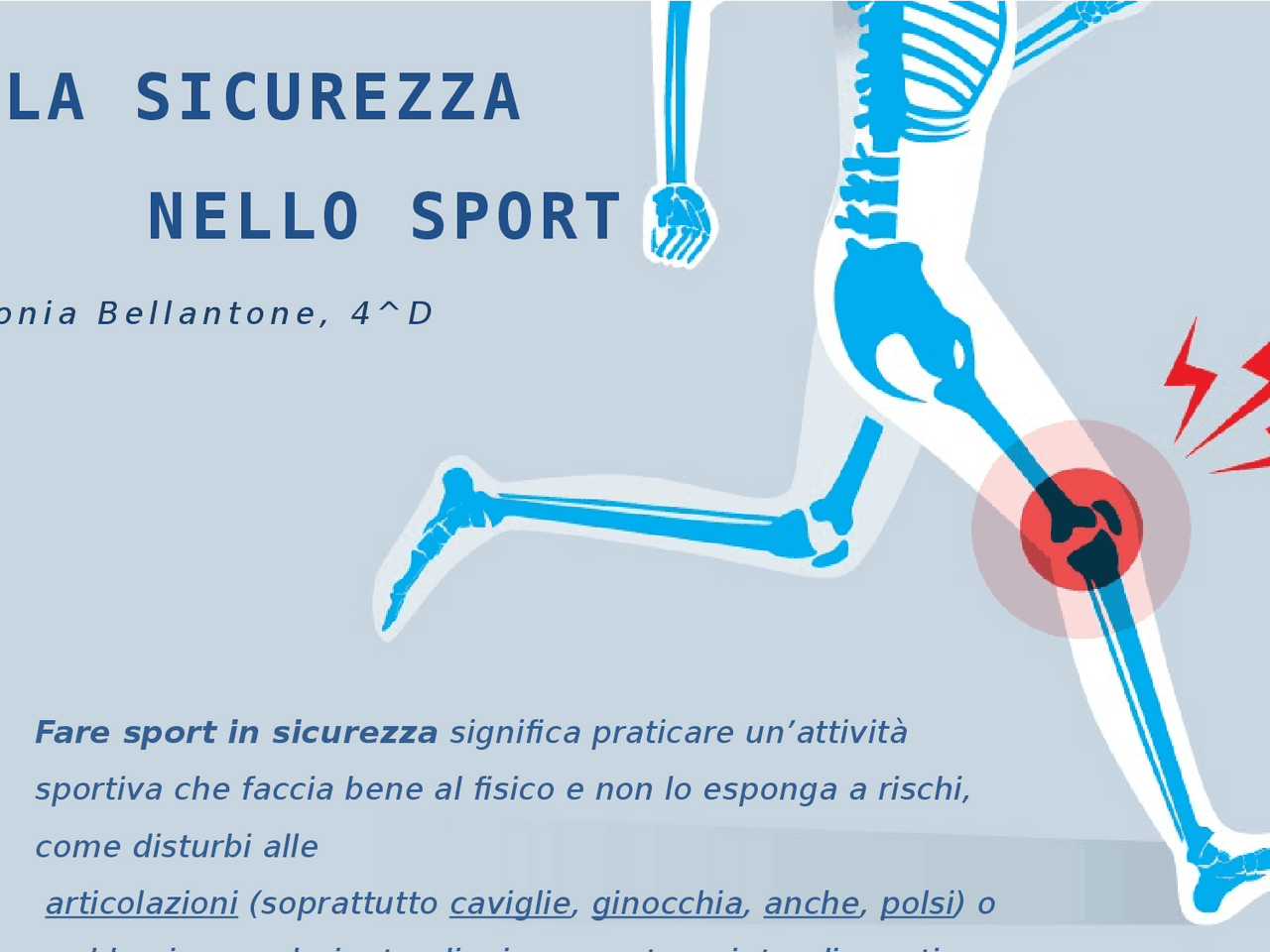 LA SICUREZZA NELLO SPORT - PPT - educazione fisica | Slide di