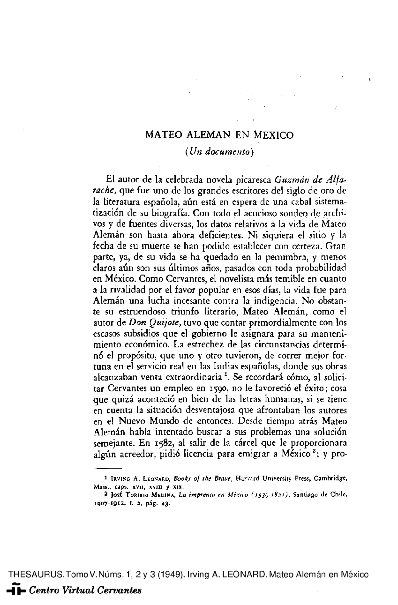 Mateo Alemán en México Ejercicios de Alemán Docsity