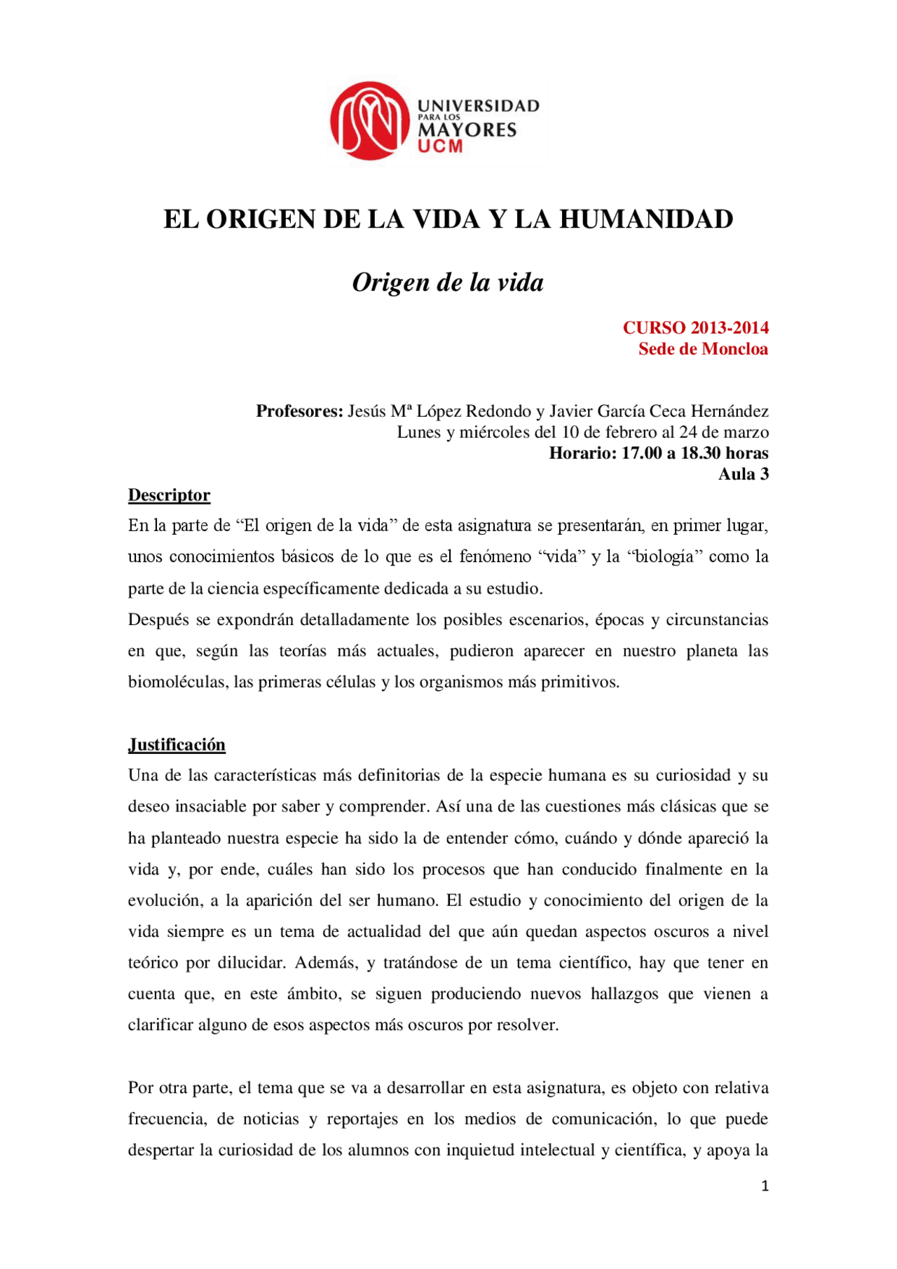 EL ORIGEN DE LA VIDA Y LA HUMANIDAD Origen de la vida | Apuntes de ...