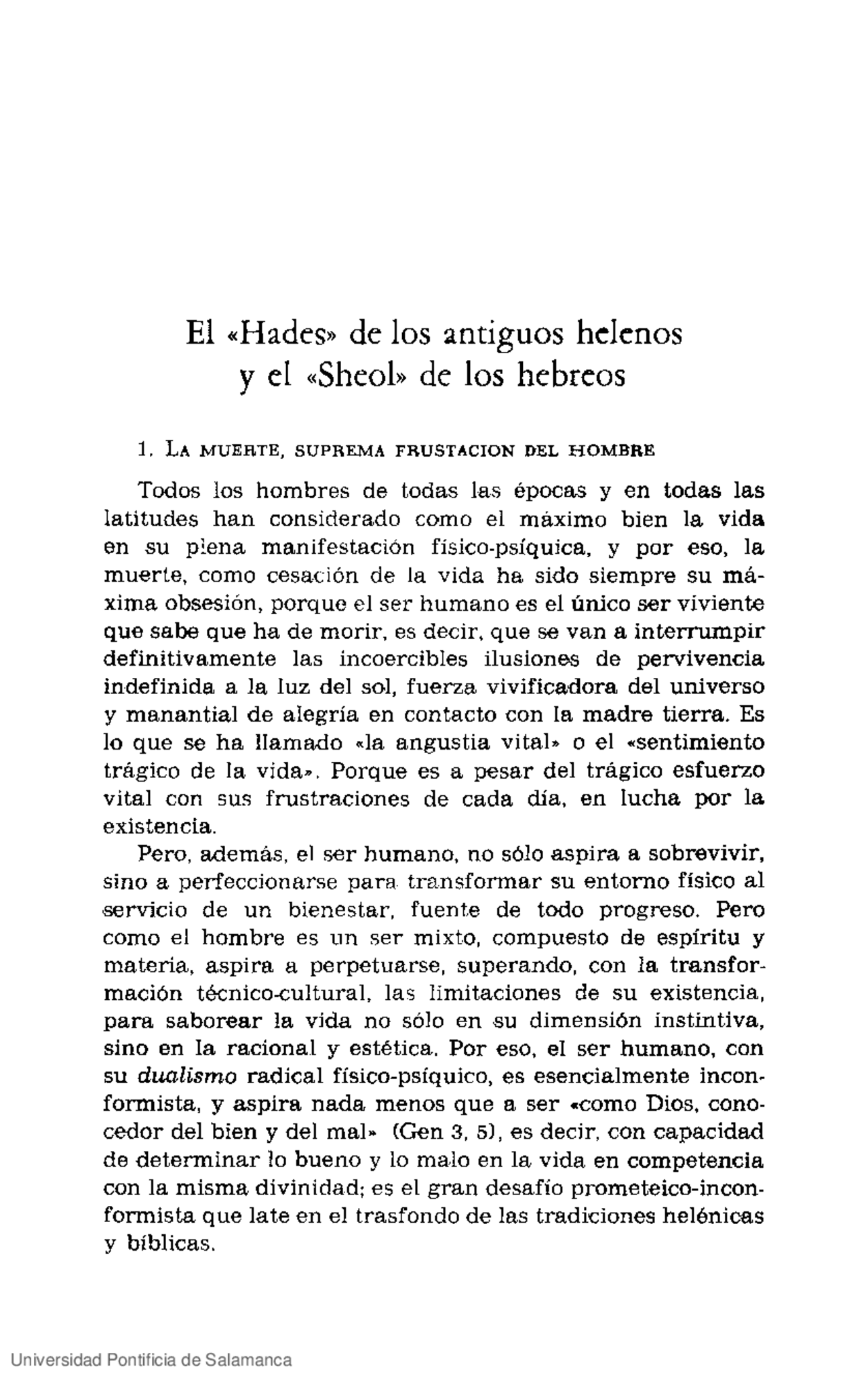 El «Hades» de los antiguos helenos y el «Sheol» | Exámenes de Filosofía ...