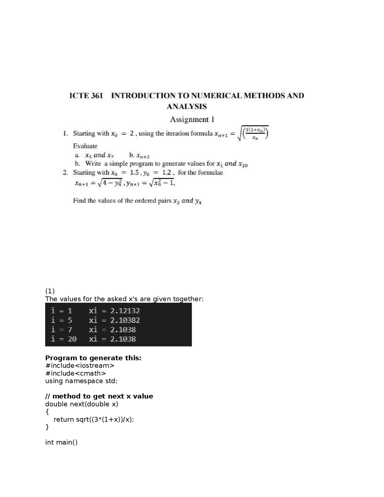 INTRODUCTION TO NUMERICAL METHODS AND ANALYSIS | Exercises Mathematics ...