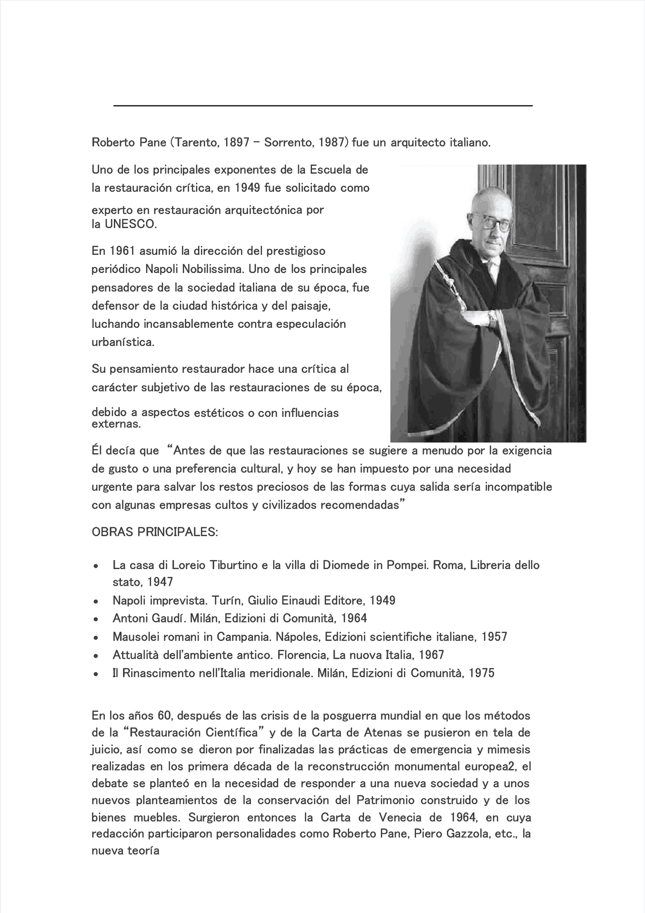 Historia roberto pane Guías, Proyectos, Investigaciones de Historia