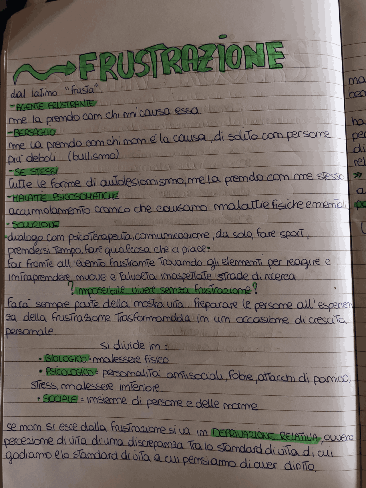 Psicologia umanistica Sintesi del corso di Psicologia Docsity