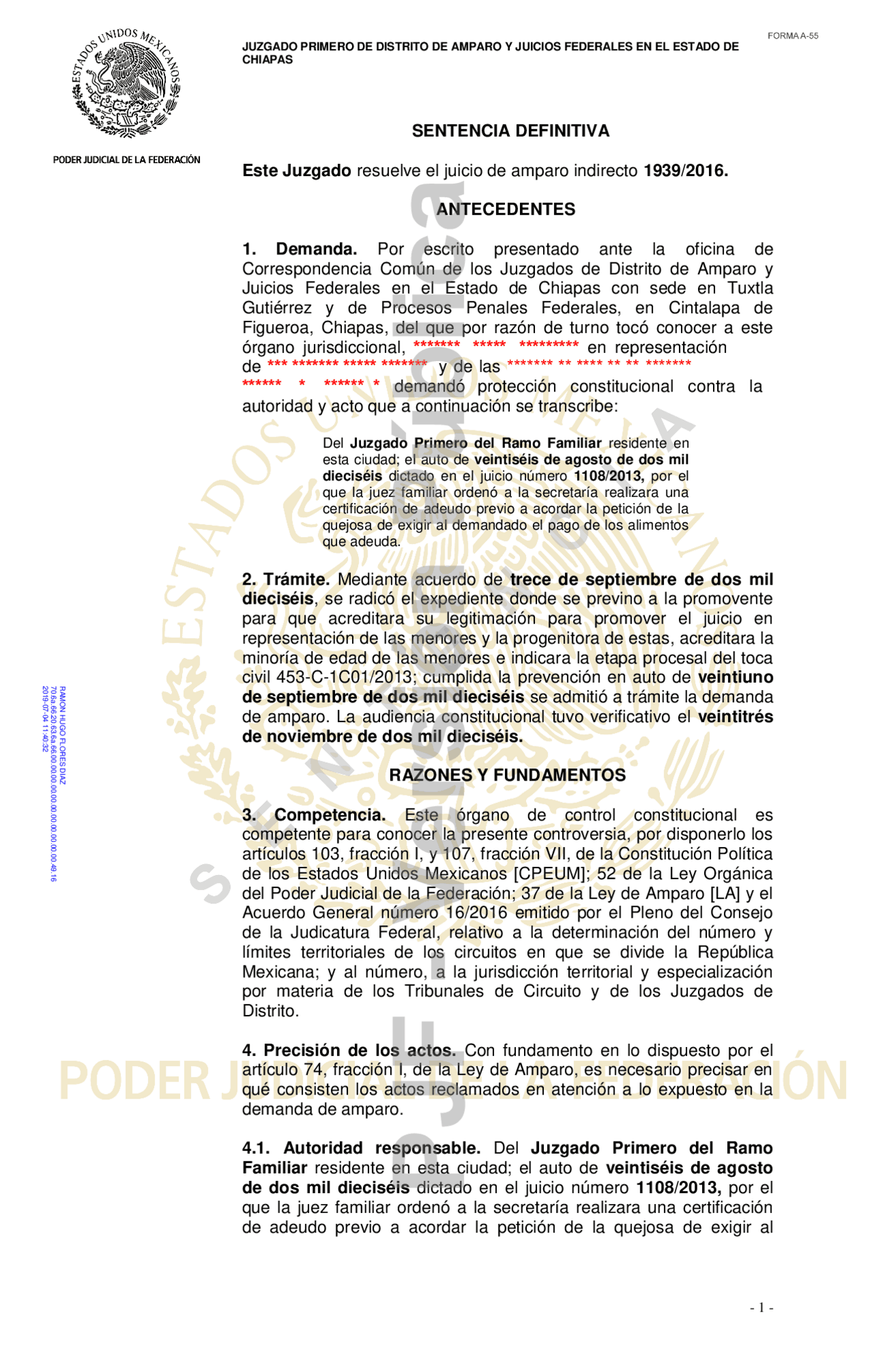 Sentencia definitiva | Ejercicios de Derecho Procesal Constitucional ...