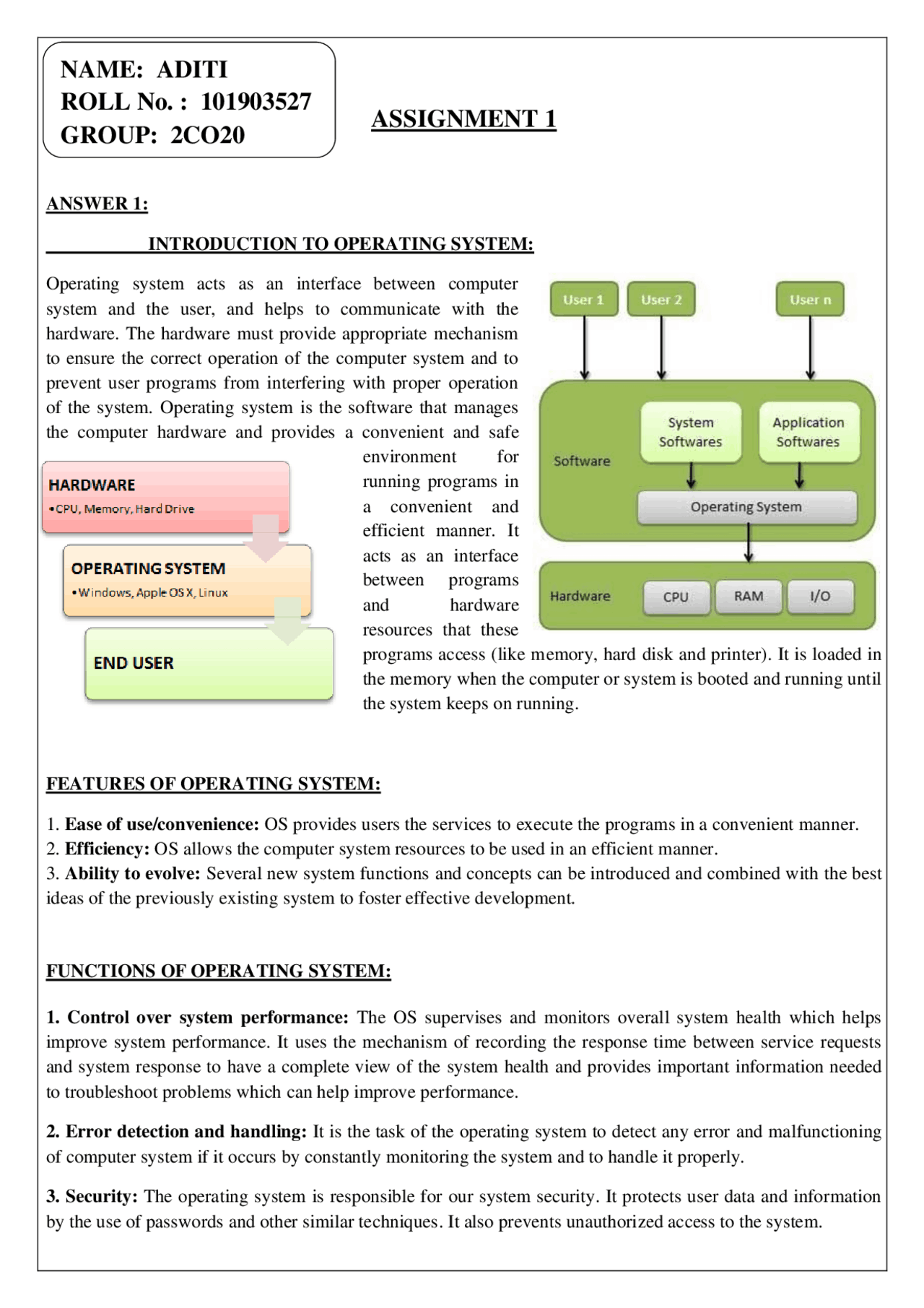 Introduction to Operating system and Basic linux commands | Study notes ...