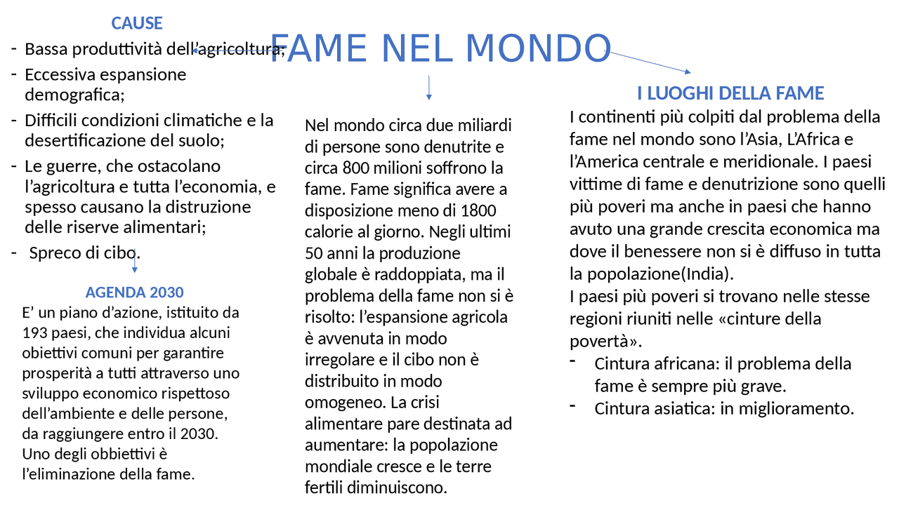 Tesina Terza Media Sulla Fame Nel Mondo