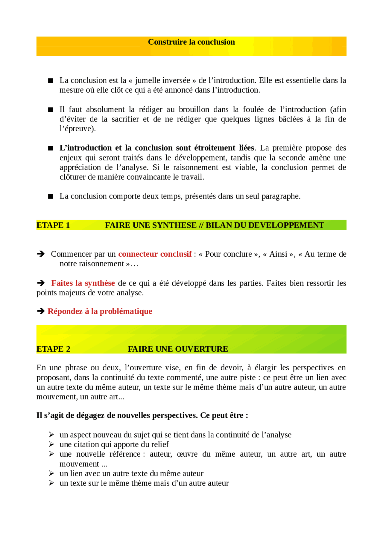 Conclusion de commentaire Lectures Français Docsity Conclusion de commentaire Lectures Français Docsity